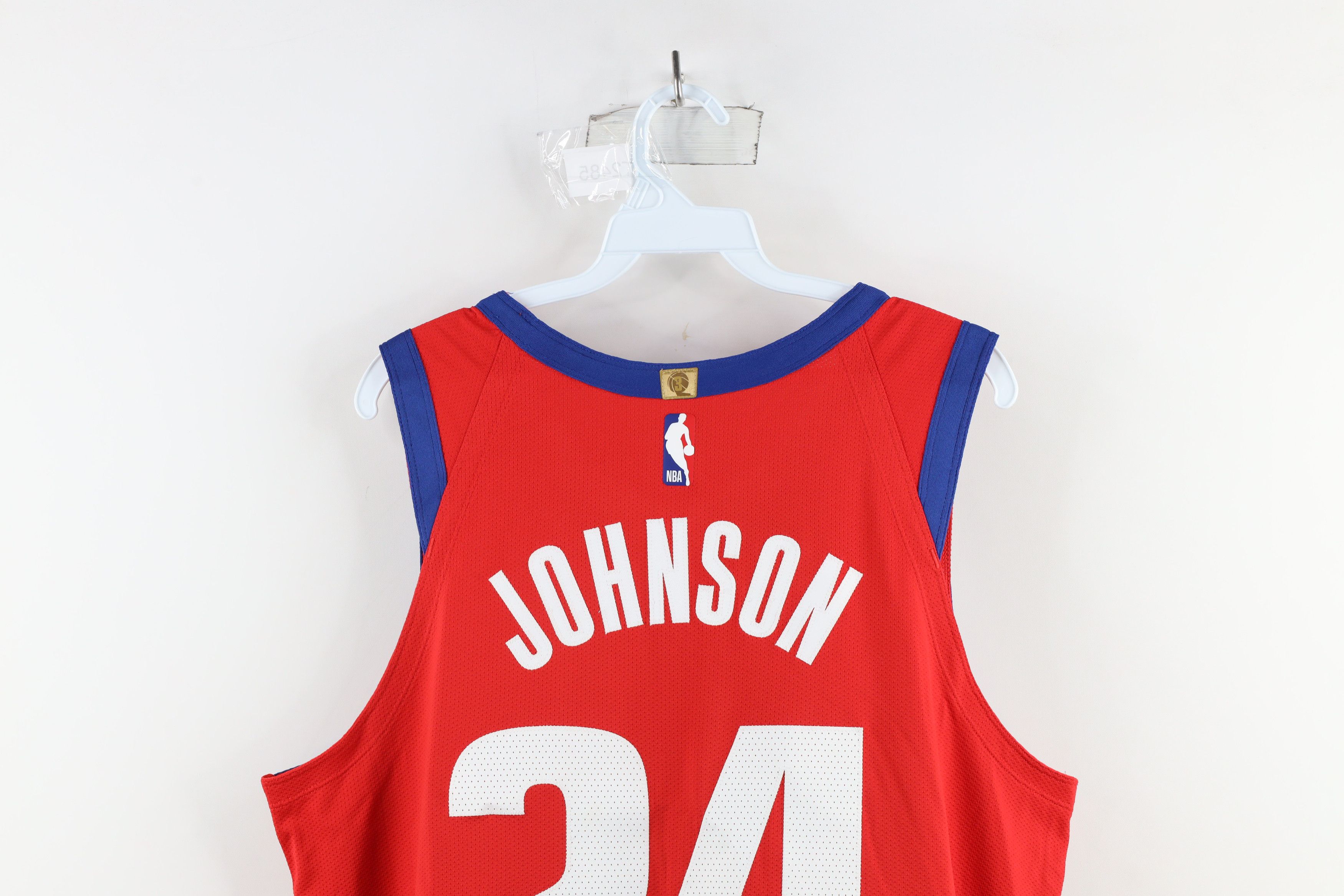 Nike × Vintage Nike Vaporknit Joe Johnson Detroit Pistons Basketball Jersey Size US XL / EU 56 / 4 - 15 Thumbnail