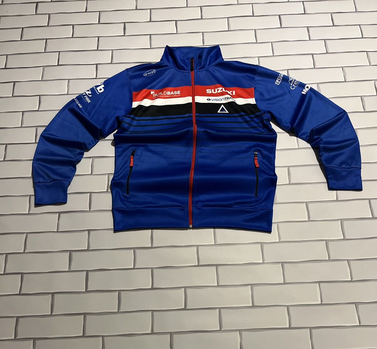 Other Suzuki Buildbase Racing Team Jacket Blue Large Size US XL / EU 56 / 4 - 1 Thumbnail