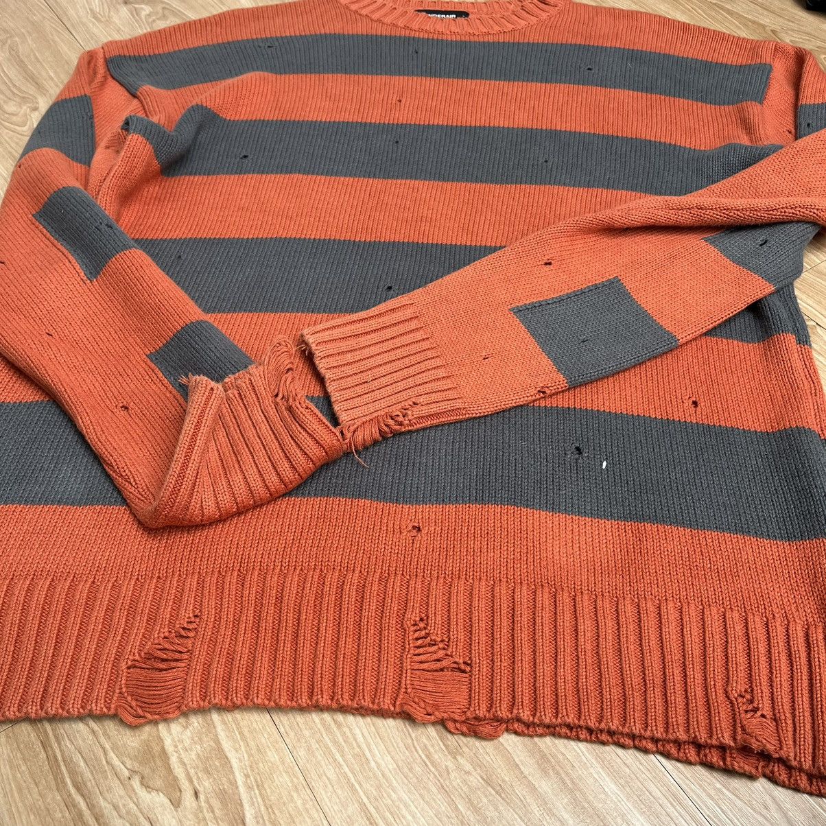 Japanese Brand Nice Design Destroyed Knitwear Like A Number 9 By Underair Size US L / EU 52-54 / 3 - 6 Thumbnail