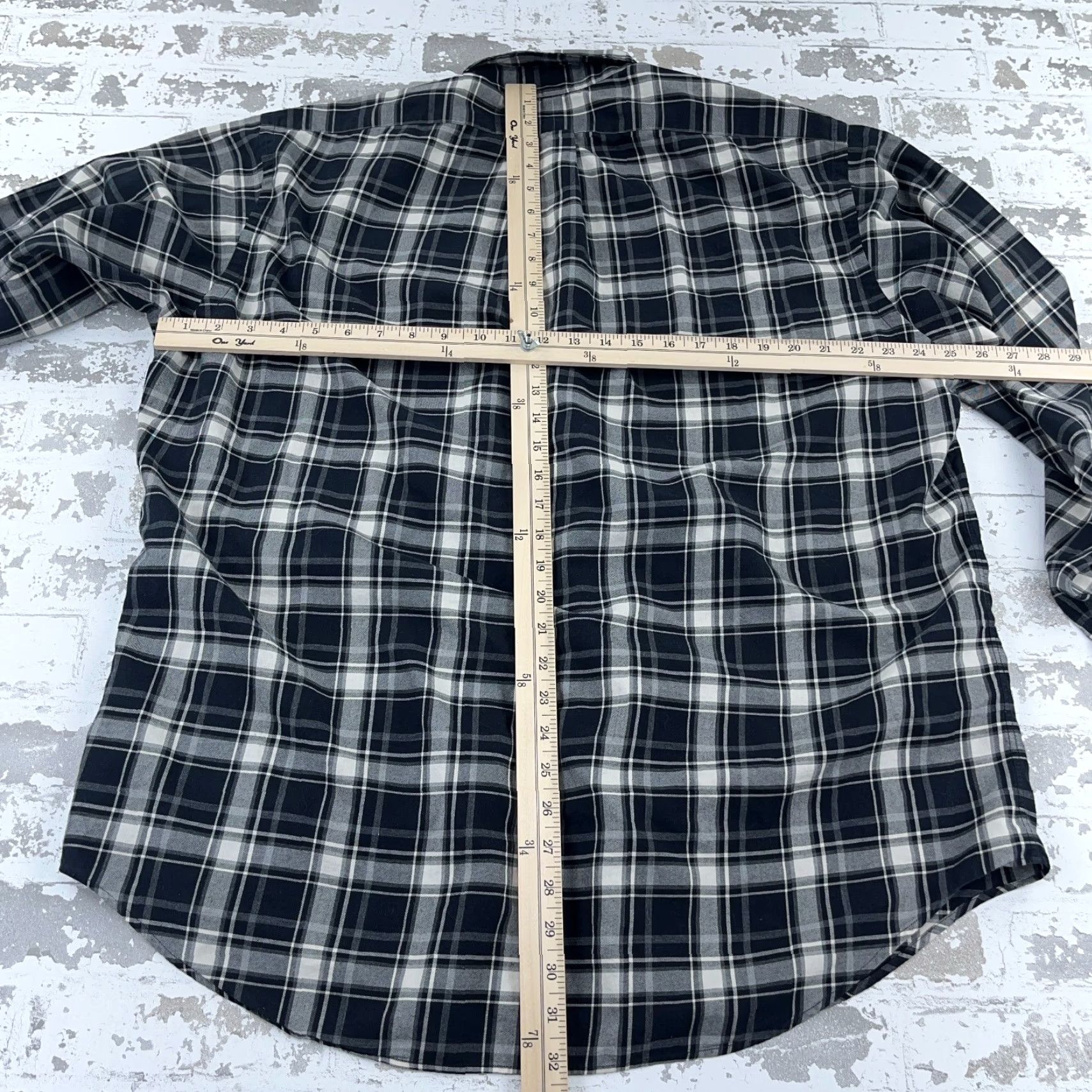 Ralph Lauren Ralph Lauren Shirt Men Large Blue Flannel Button Up Blake Windowpane Plaid Pony Size US L / EU 52-54 / 3 - 6 Thumbnail