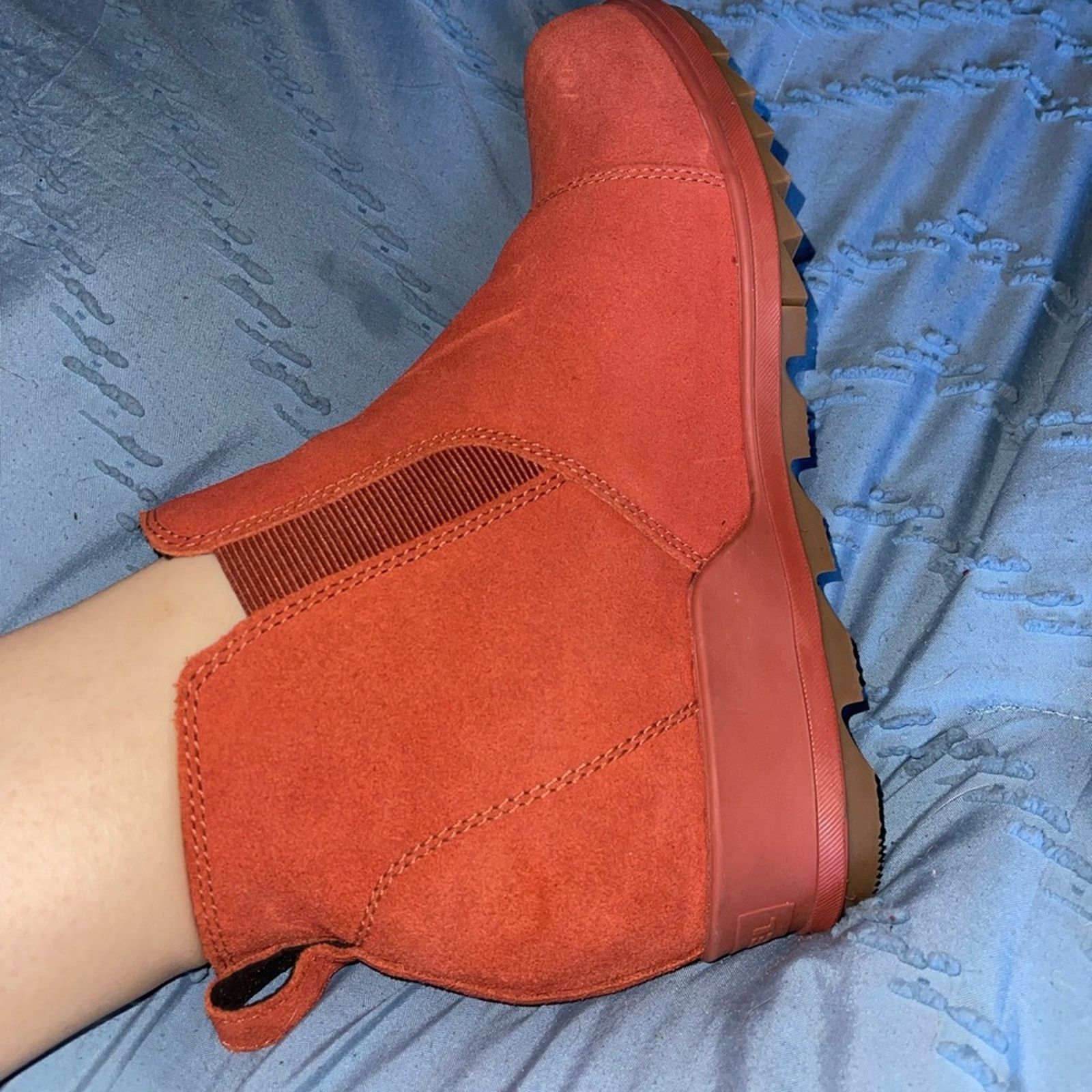SOREL Sorel | Joan of Arctic Wedge II Chelsea Booties Heel Shoes Size US 9.5 / IT 39.5 - 9 Thumbnail