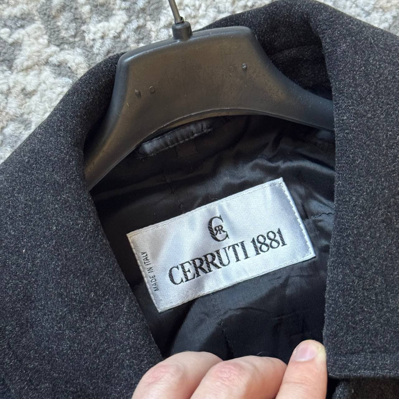 Cerruti 1881 Cerruti Vintage Heavy Wool Classic Retro Zip Coat Jacket Size US XL / EU 56 / 4 - 5 Thumbnail