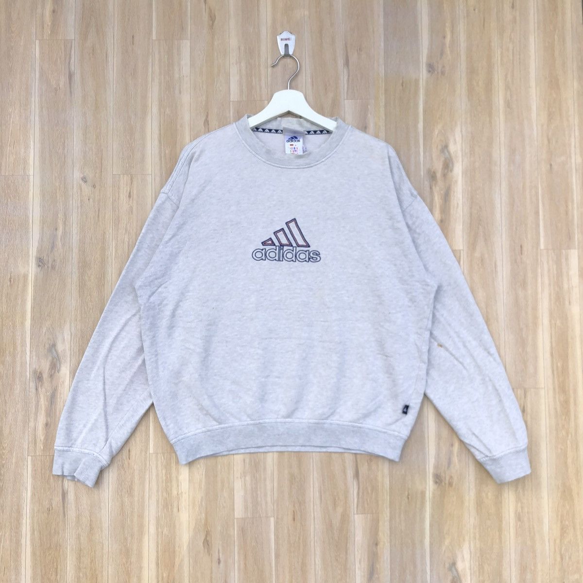 Adidas × Vintage Vintage Adidas Sportswear Pullover Sweatshirt Size US L / EU 52-54 / 3 - 1 Thumbnail
