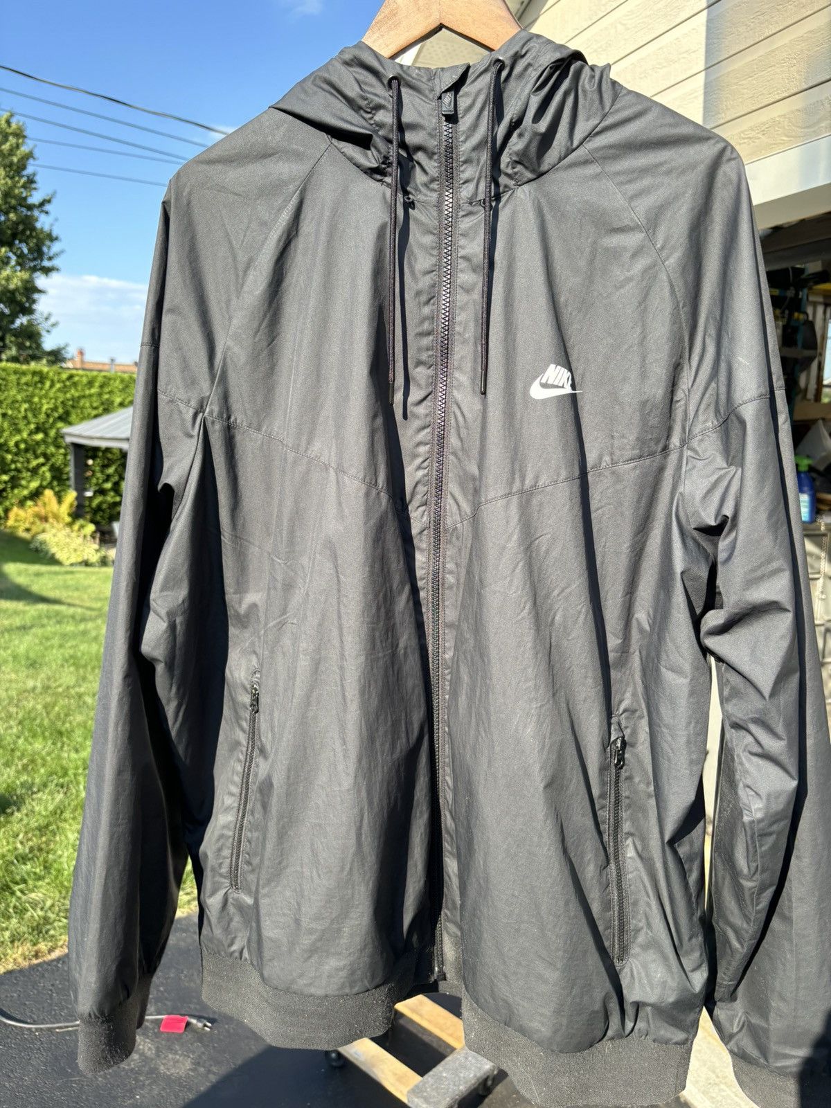 Nike Black Nike Windbreaker Size US XXL / EU 58 / 5 - 1 Thumbnail