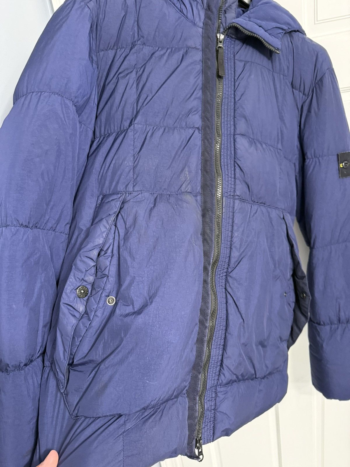 Stone Island Stone island puffer crinkle puffer jacket navy size XL Size US XL / EU 56 / 4 - 3 Thumbnail