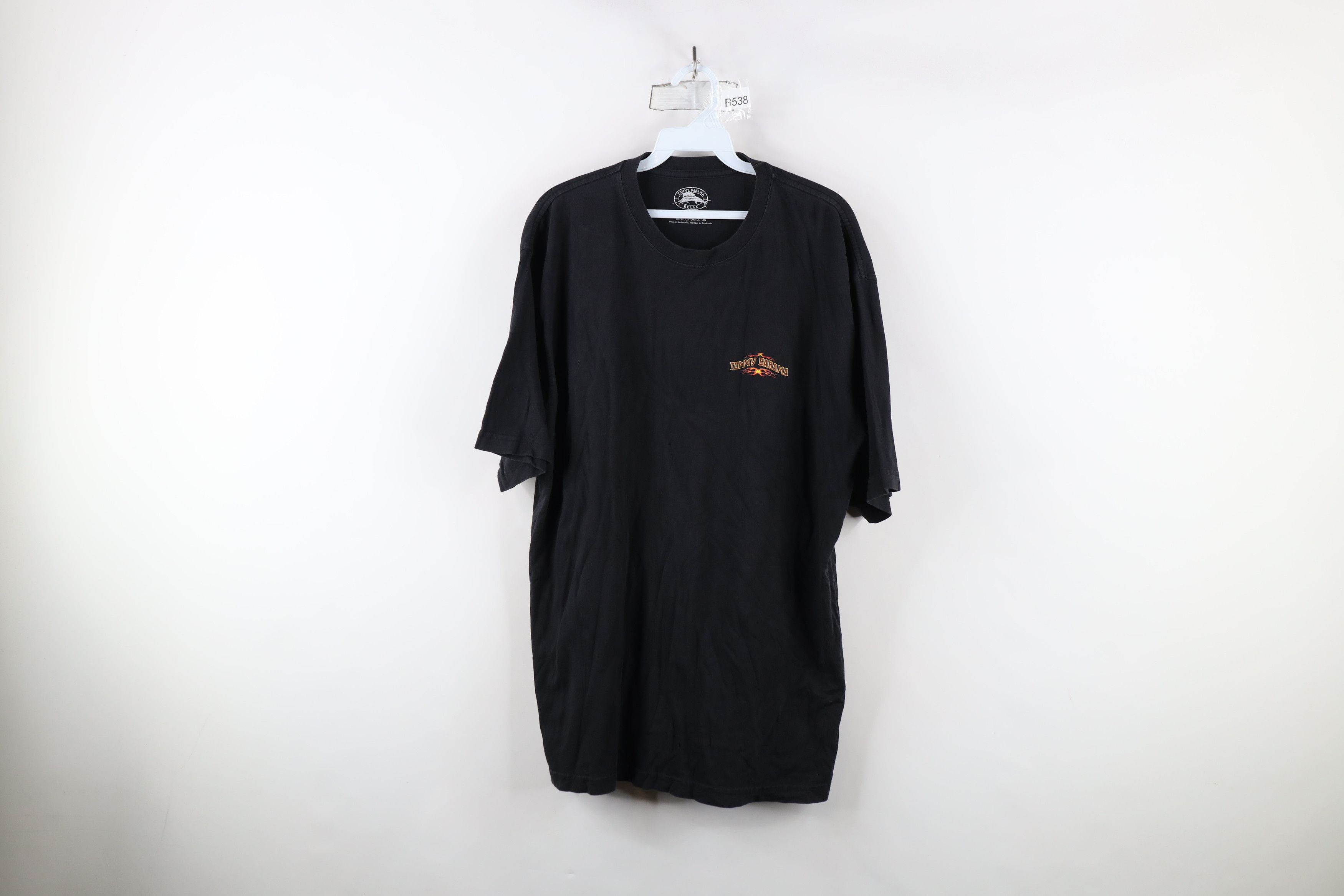 Tommy Bahama × Vintage Vintage Tommy Bahama Relax Fire Flames Grilling T-Shirt Size US L / EU 52-54 / 3 - 1 Thumbnail