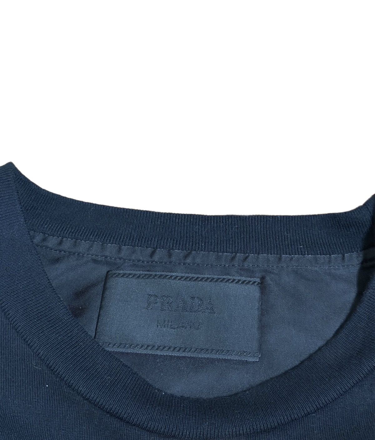 Prada 🔥1500$ Prada Logo Re-Nylon Jersey T Shirt/Prada Logo T shirt Size US L / EU 52-54 / 3 - 8 Thumbnail