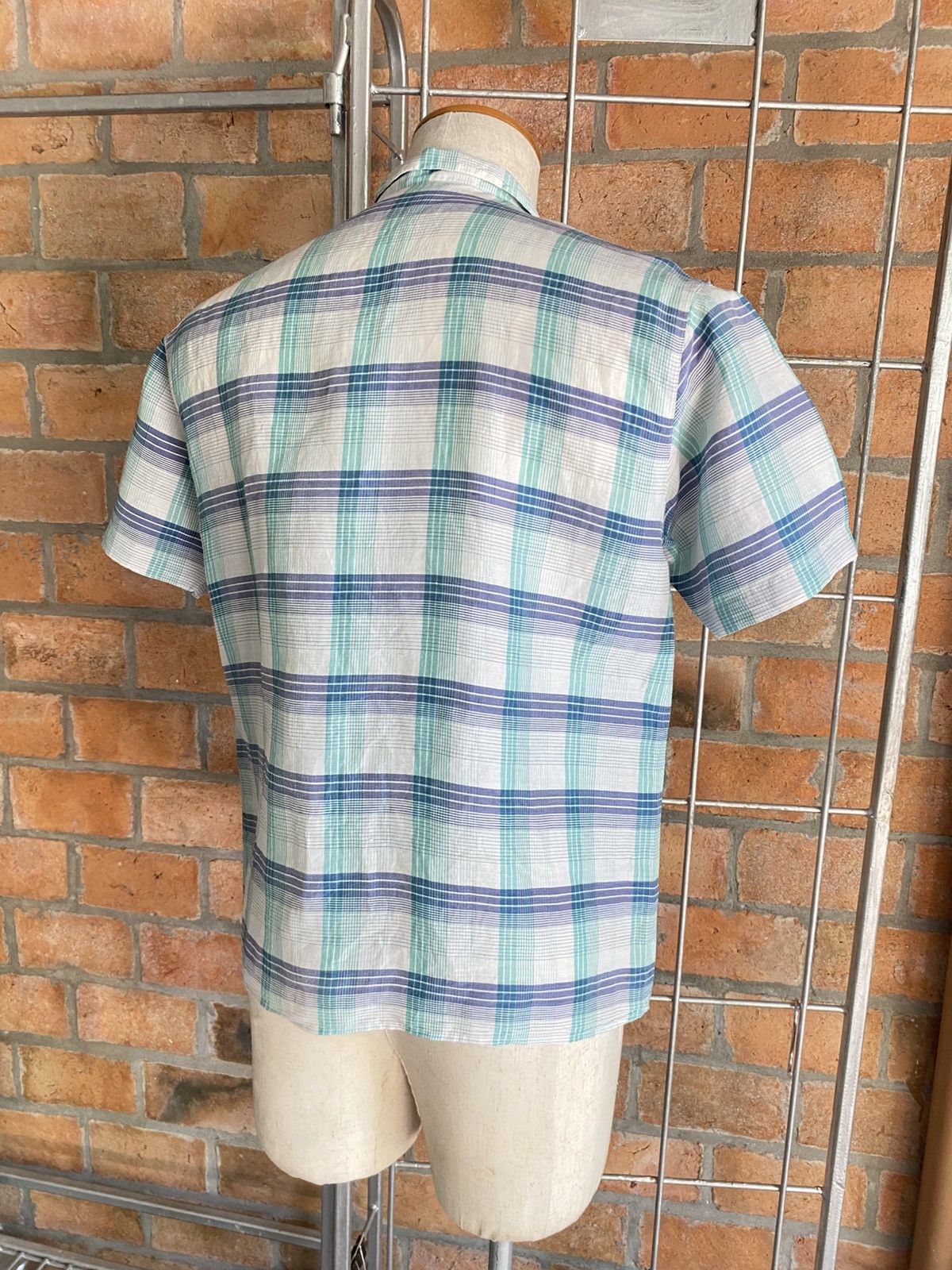 Burberry Burberry Pastel Plaid Button-Up Shirt Size ONE SIZE - 8 Thumbnail