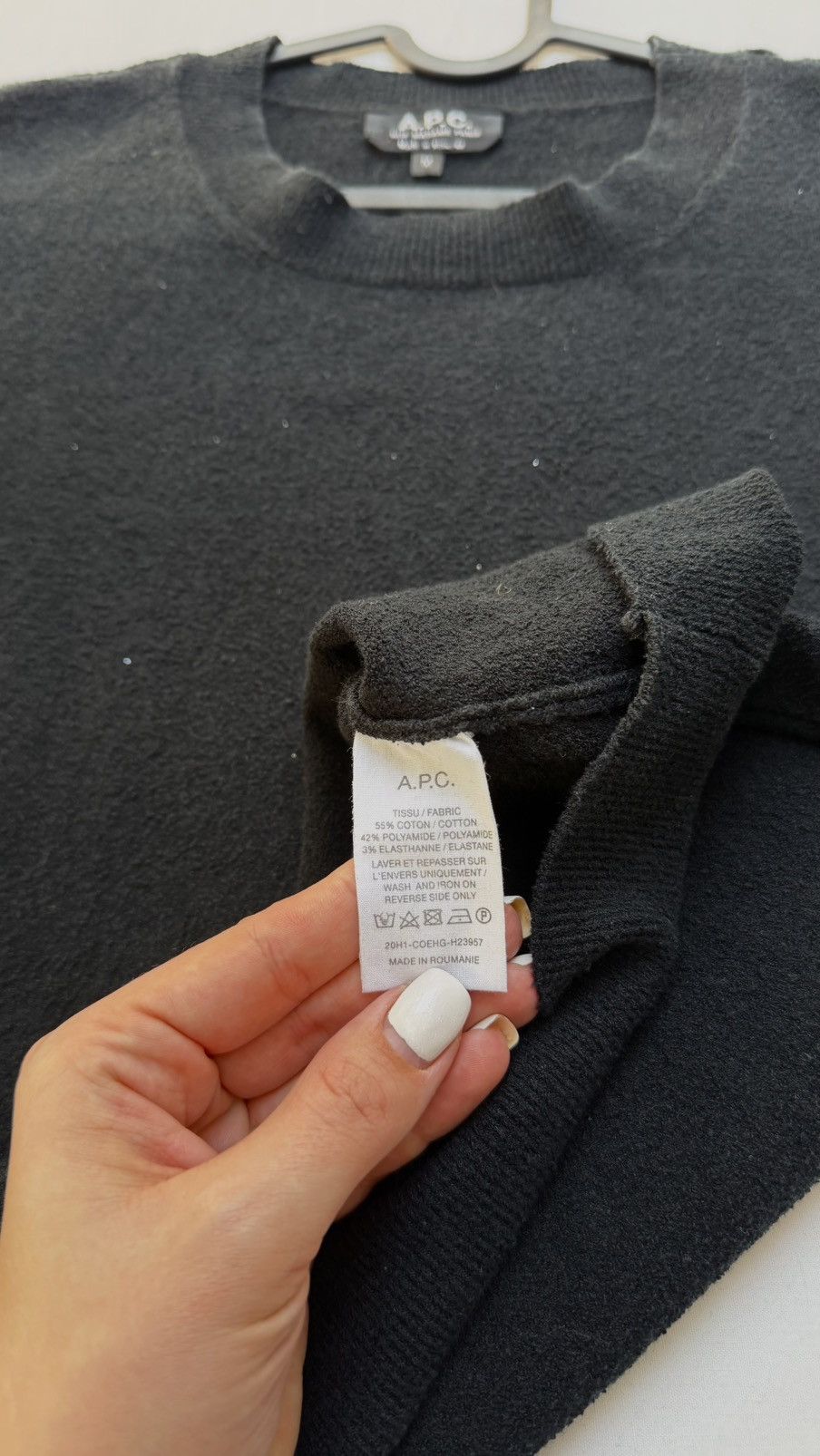A.P.C. A.P.C. Rue Madame Paris Crewneck Sweater M Size US M / EU 48-50 / 2 - 6 Thumbnail