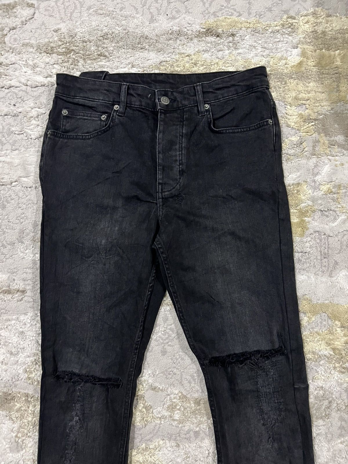 Ksubi Ksubi Chitch Krow Krushed Distressed Jeans Slim Fit Denim Size US 32 / EU 48 - 5 Thumbnail
