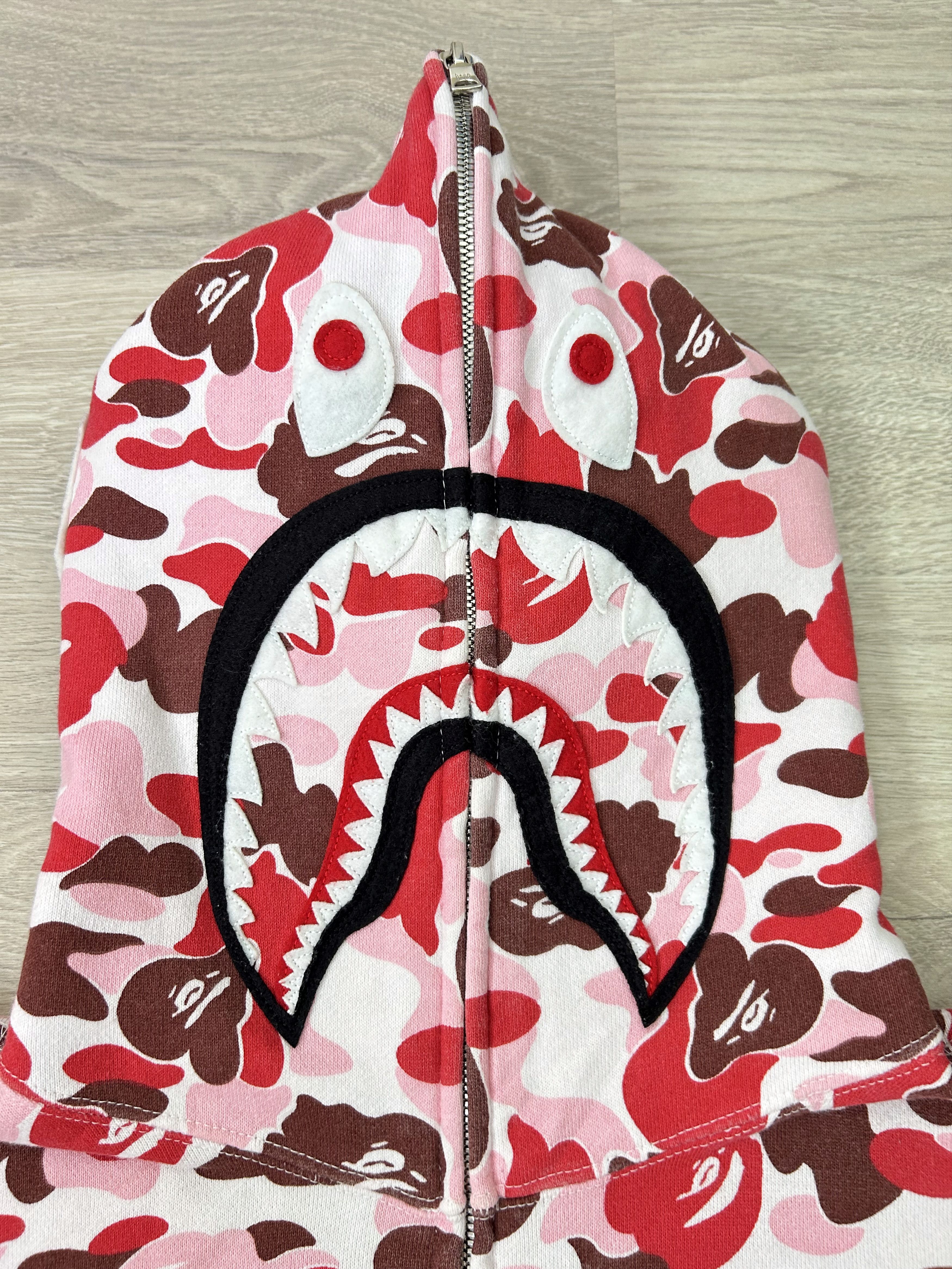 Bape Bape Hiroshima Camo Shark Full Zip Hoodie[Size S Fit Like M] Size US S / EU 44-46 / 1 - 2 Thumbnail