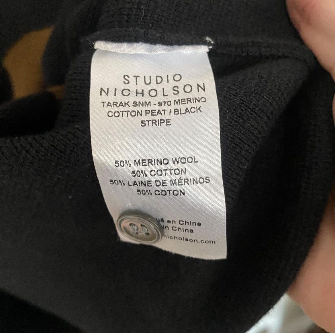 Studio Nicholson Studio Nicholson Tarak Knitted Polo Size US M / EU 48-50 / 2 - 4 Thumbnail