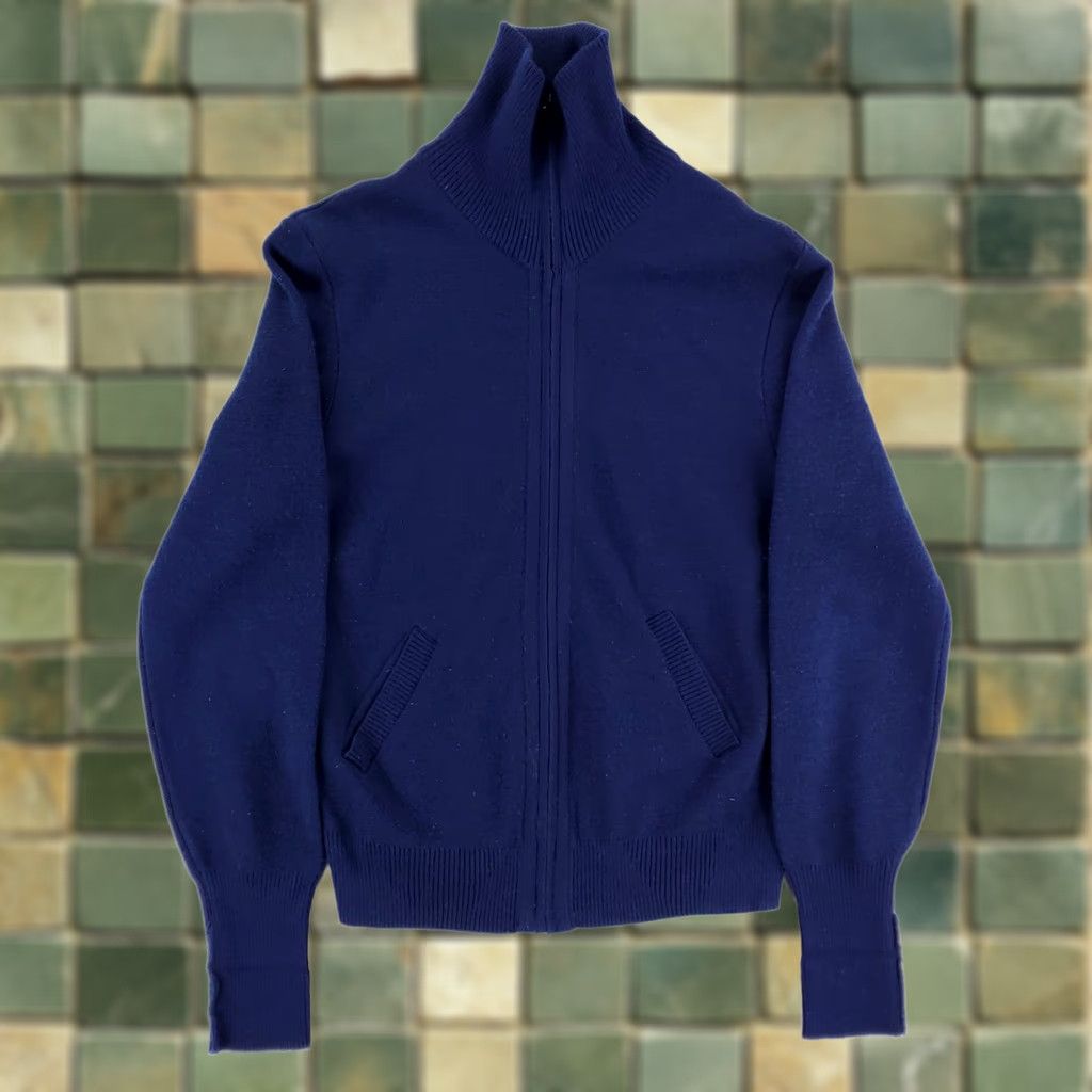 Jantzen VINTAGE Jantzen Jacket Wool Acrylic Blend Full Zip Long Sleeve Mens M Blues Windbreaker 70s Men Size US M / EU 48-50 / 2 - 1 Thumbnail