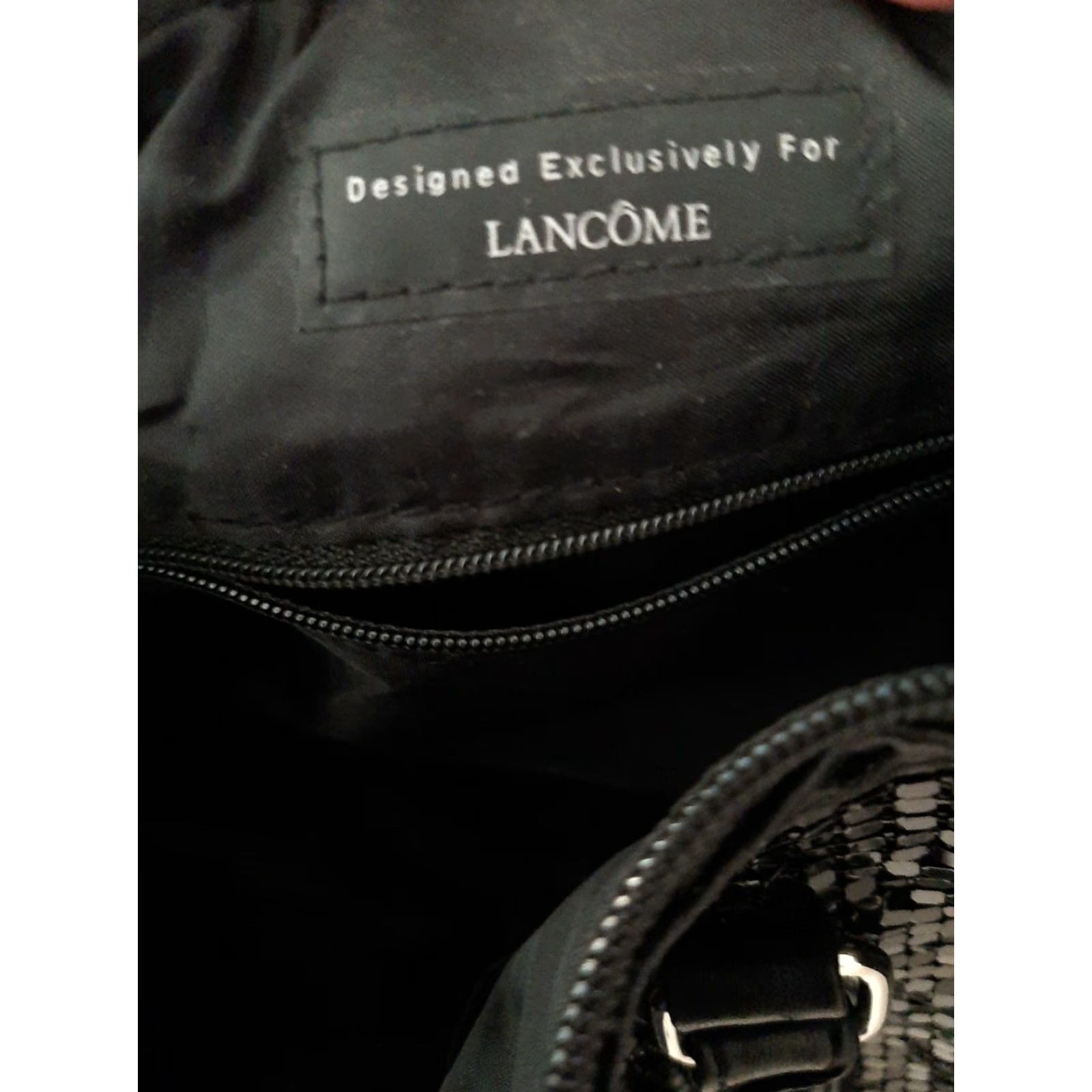 Greats Lancome Beaded Black Purse Clutch Women Great condition Pre-owned Black Polyester Accessories Size ONE SIZE - 3 Thumbnail