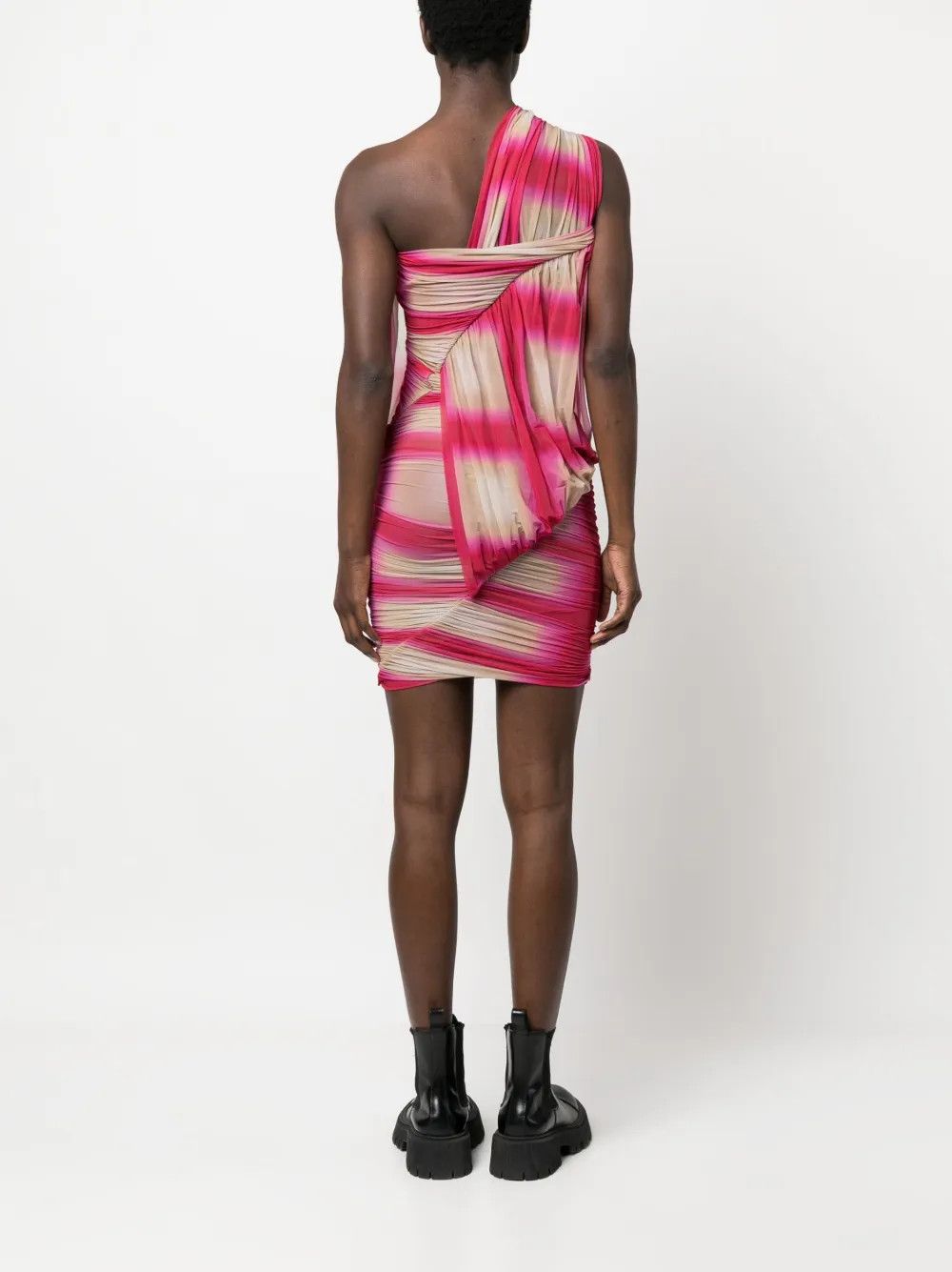 Rick Owens o1y0126 One-Shoulder Blouse in Multicolor Size S / US 4 / IT 40 - 4 Thumbnail