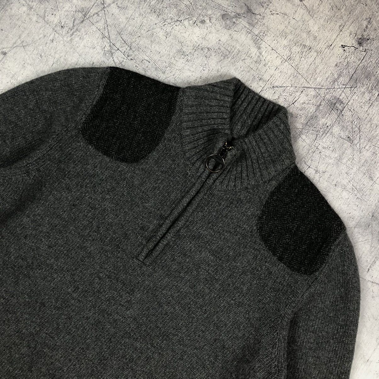 Barbour Vintage Barbour Pure New Wool Heavy Knitted England Sweather Size US M / EU 48-50 / 2 - 4 Thumbnail
