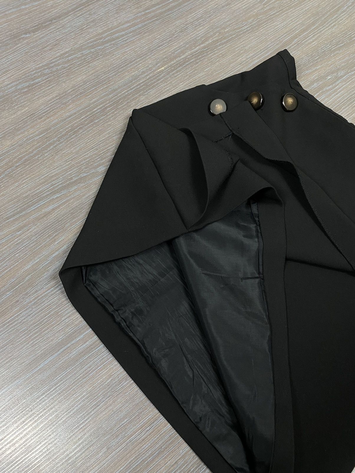 Designer × ba&sh Ba&Sh Bash button detail ss23 black designer skirt skirt Size S / US 4 / IT 40 - 3 Thumbnail