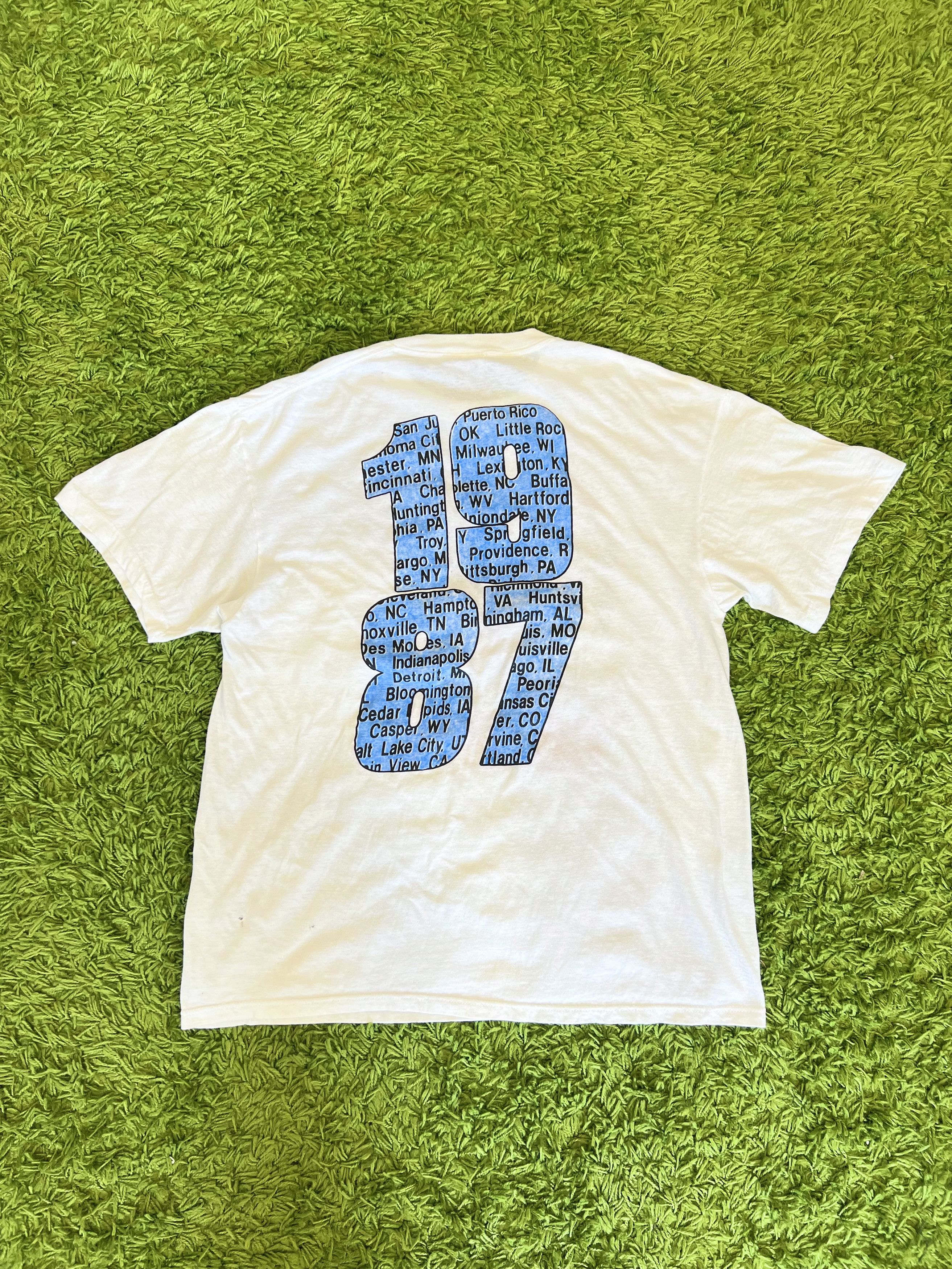 Band Tees × Vintage VTG 1987 Bon Jovi The Tour Double Sided Band T-Shirt Size US L / EU 52-54 / 3 - 2 Thumbnail