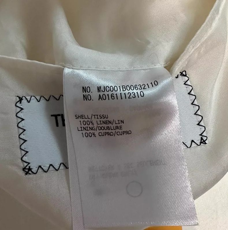 Thom Browne Thom Browne size2 White linen bag-tasseled dress jacket Size 36S - 2 Thumbnail