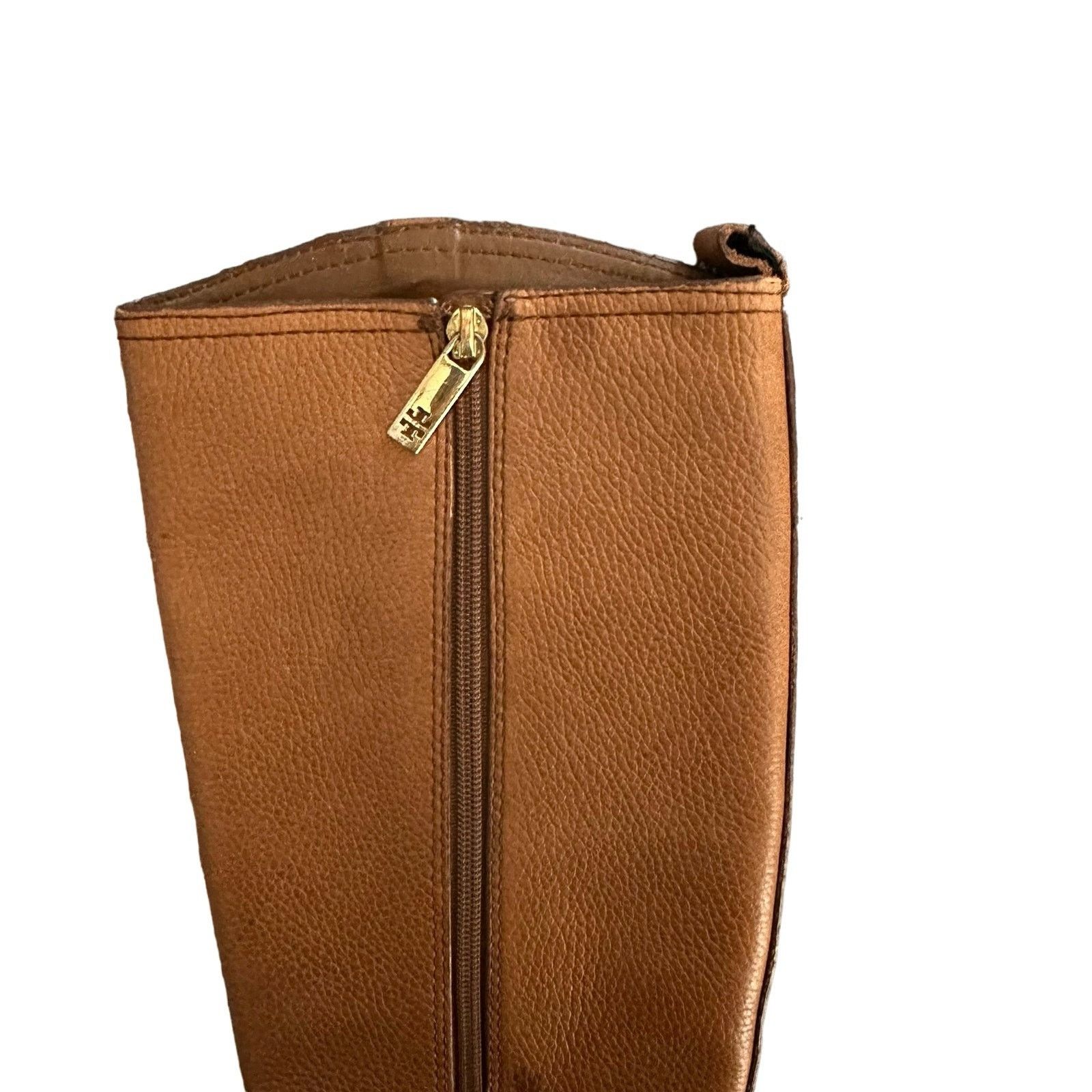 Tory Burch Tory Burch AMANDA Knee High Riding Leather Boots Women's 7M Size US 7 / IT 37 - 9 Thumbnail