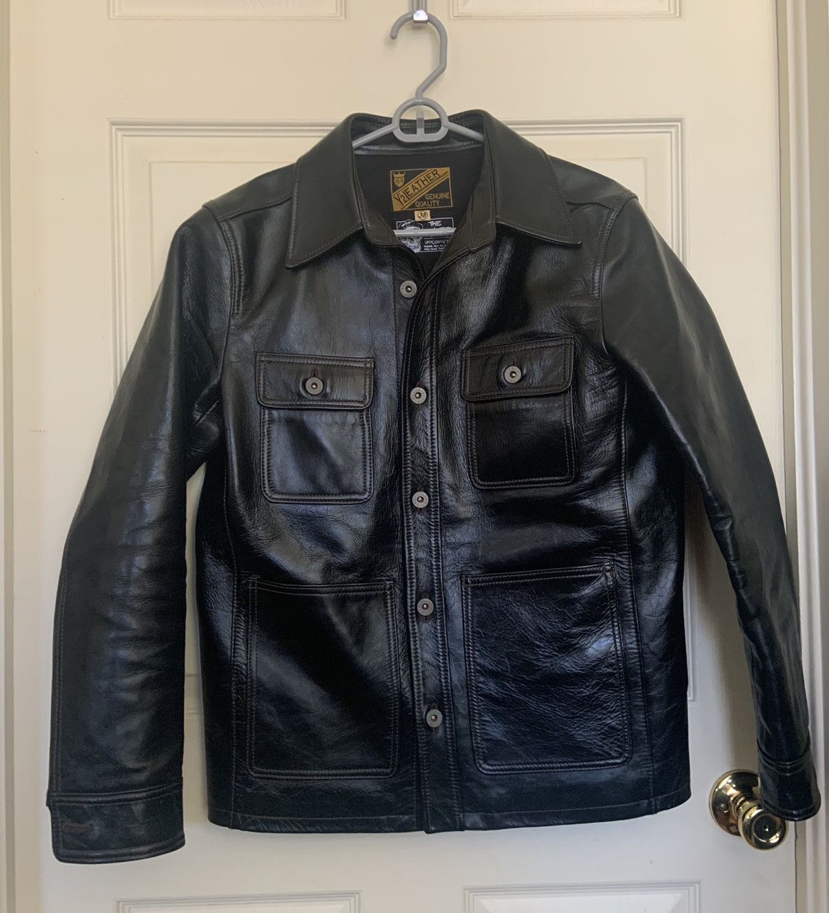 Y'2 Leather Y2 X The Shop Vancouver 1mm Horsehide Chore Jacket Size US S / EU 44-46 / 1 - 1 Thumbnail