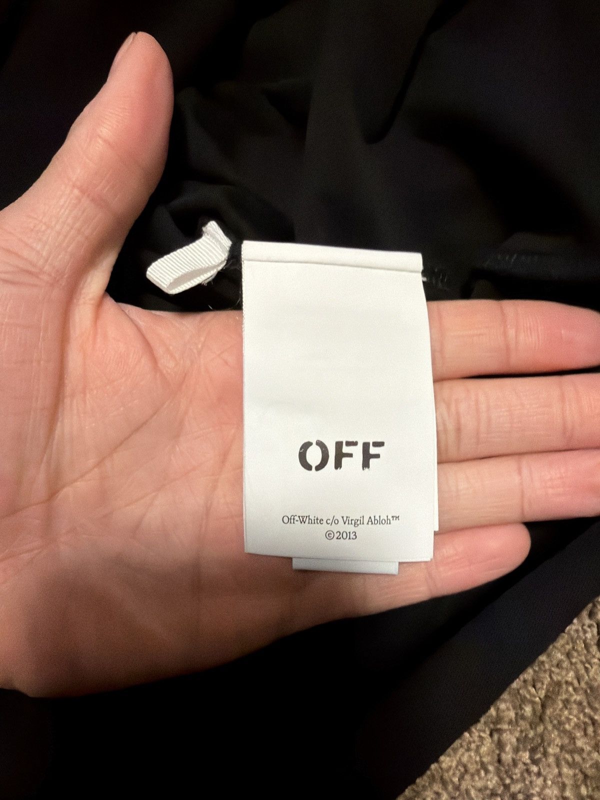 Off-White Off white Vanish Arrow Wide L/S Tee Black - Chalk P Size US S / EU 44-46 / 1 - 10 Thumbnail