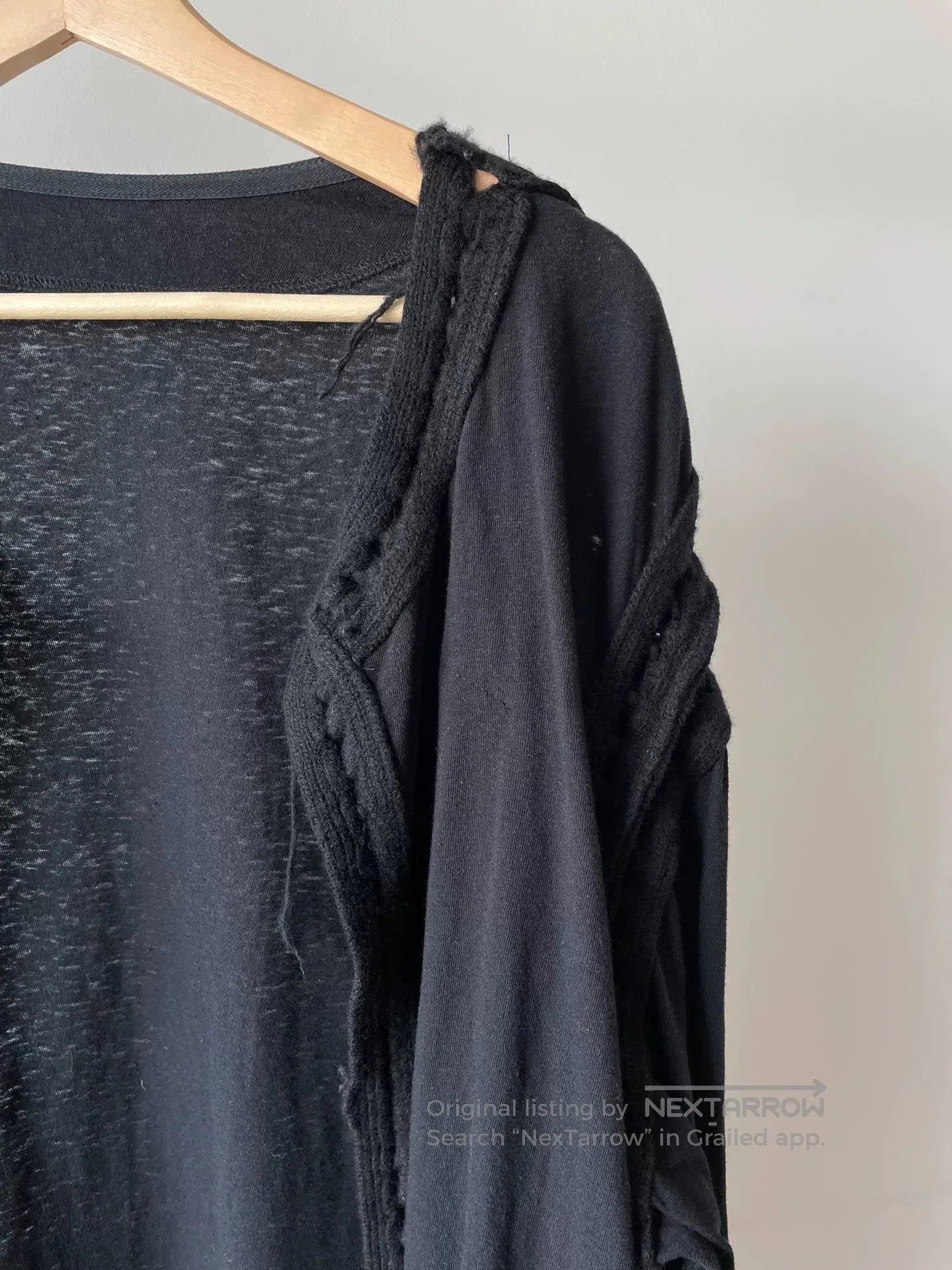 Yohji Yamamoto Yohji Yamamoto Pour Homme Black Cardigan. Size US M / EU 48-50 / 2 - 3 Thumbnail