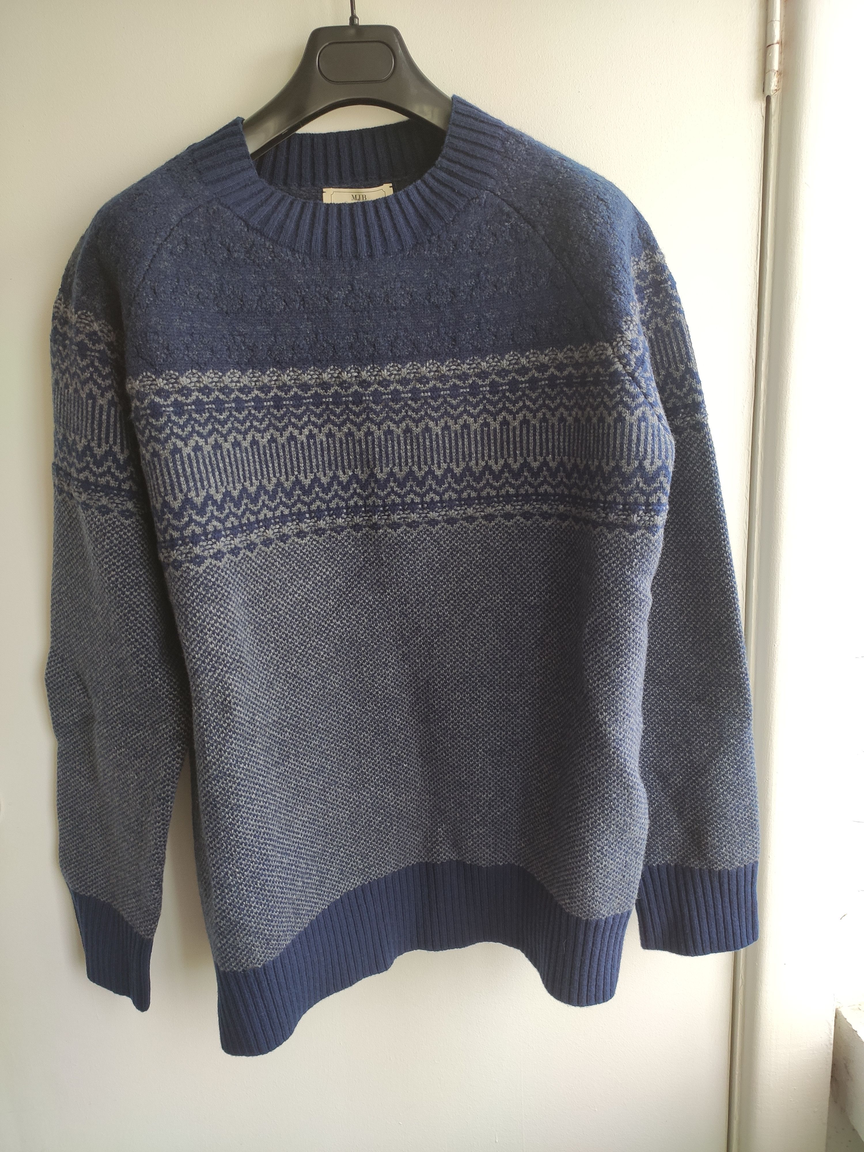 M.J. Bale MJ BALE Wool knit sweater XL BNWT Size US XL / EU 56 / 4 - 1 Thumbnail
