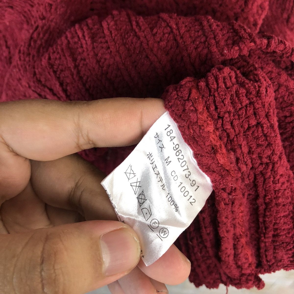 Homespun Knitwear × Japanese Brand Ingni Red japan Knitwear #A1046 Size M / US 6-8 / IT 42-44 - 11 Thumbnail