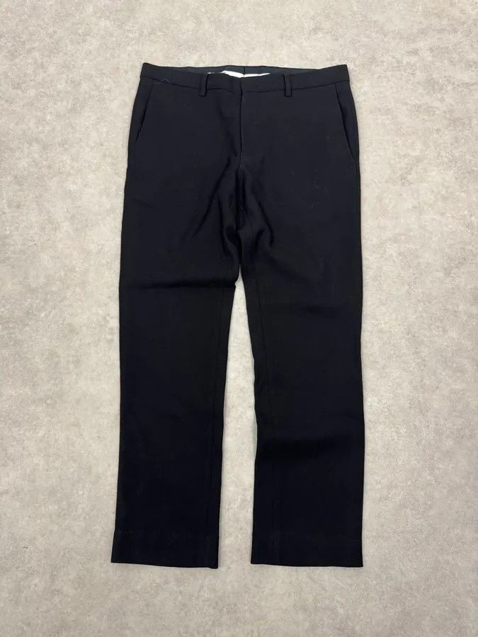 Emporio Armani 1990s Emporio Armani Black Classy Wool Tailored Pants Size US 32 / EU 48 - 1 Thumbnail