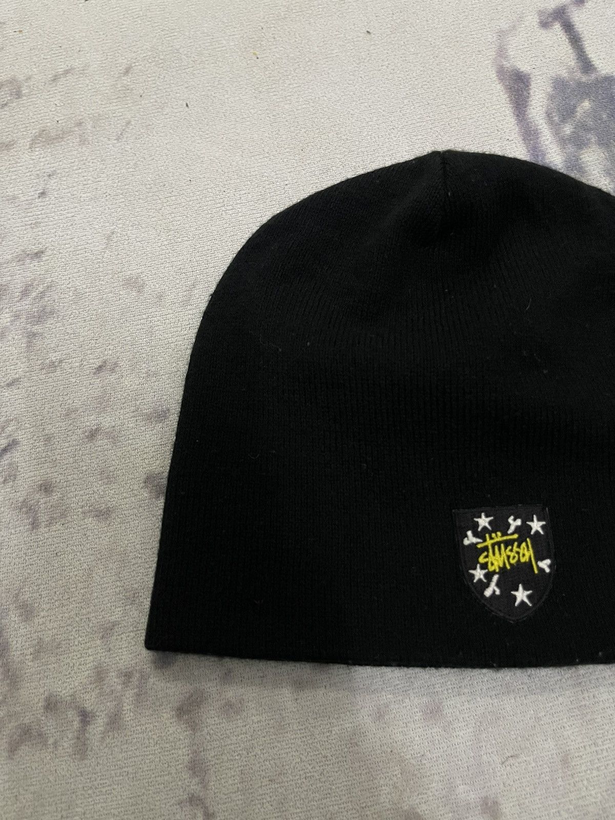 Stussy 90s STUSSY SMALL LOGO BEANIE HAT Size ONE SIZE - 2 Thumbnail