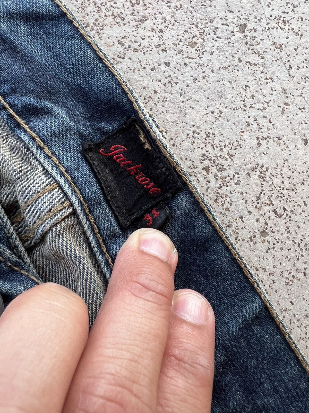 If Six Was Nine × JACKROSE JACK ROSE DISTRESSED RIPPED PUNK JEANS Size US 31 - 7 Thumbnail