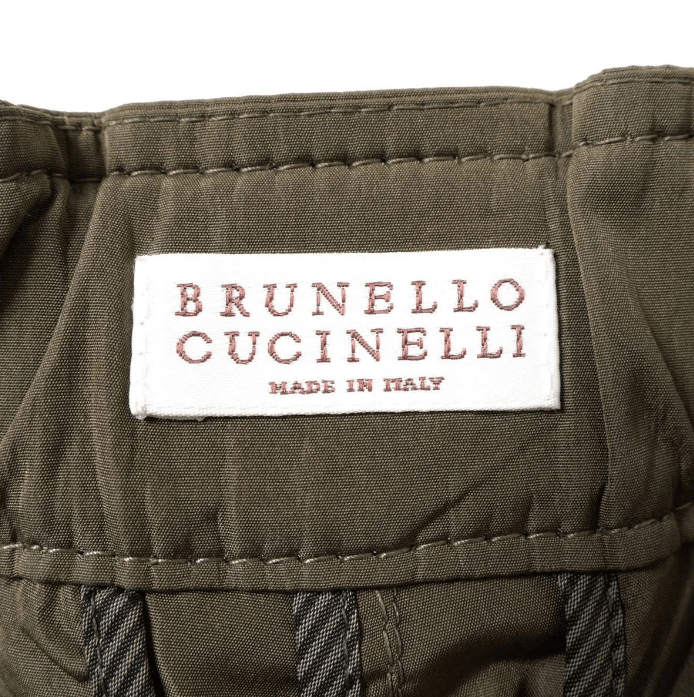 Brunello Cucinelli Polyester Cargo Pants Khaki Size 26" / US 2 / IT 38 - 5 Thumbnail