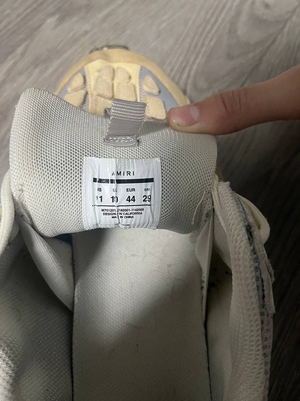 Amiri AMIRI BONE RUNNER cream Size US 10 / EU 43 - 6 Thumbnail