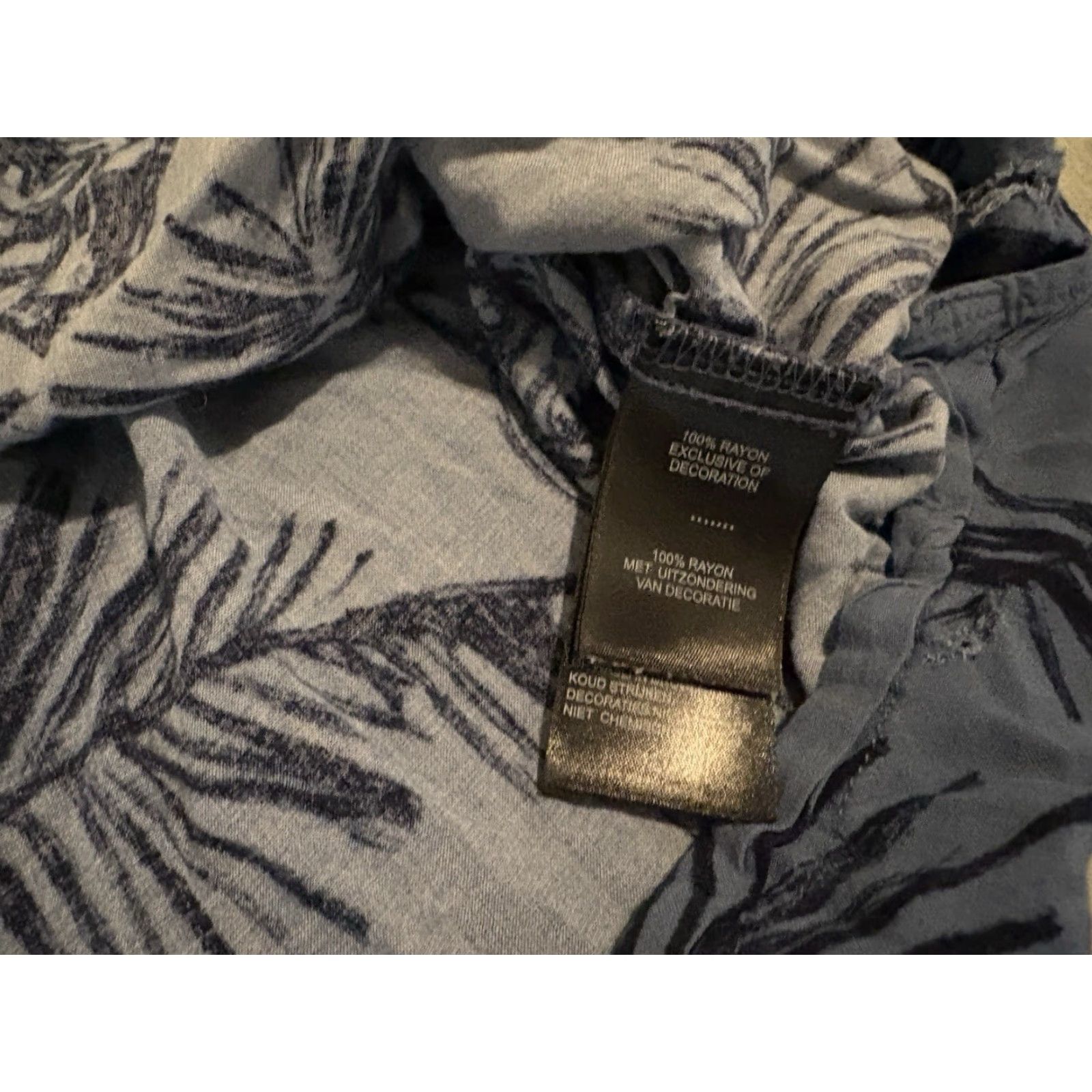 Harley Davidson Harley-Davidson Button-Up Shirt Blue Rayon Mens 3XL Hawaiian Short Sleeve Shirt Hawaiian Button-Up Shirt Mens 3XL Harley-Davidson Blue Size US XXL / EU 58 / 5 - 3 Thumbnail