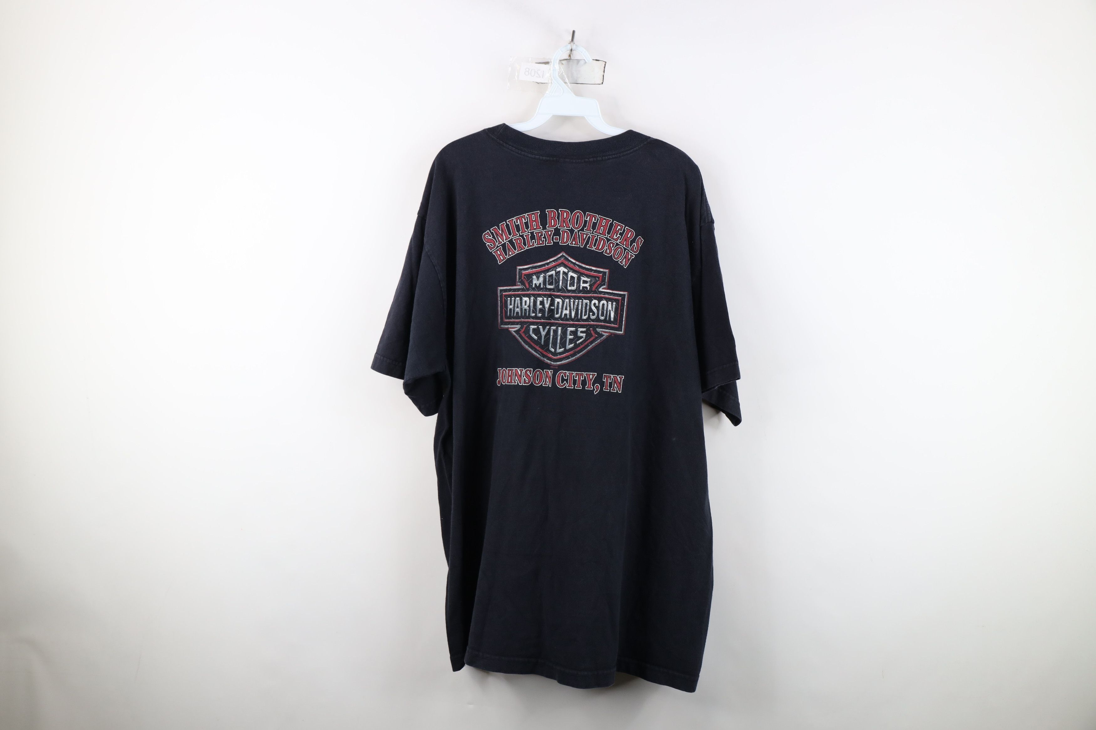 Harley Davidson Vintage Y2K Harley Davidson Fire Flames T-Shirt Black USA Size US XXL / EU 58 / 5 - 13 Thumbnail