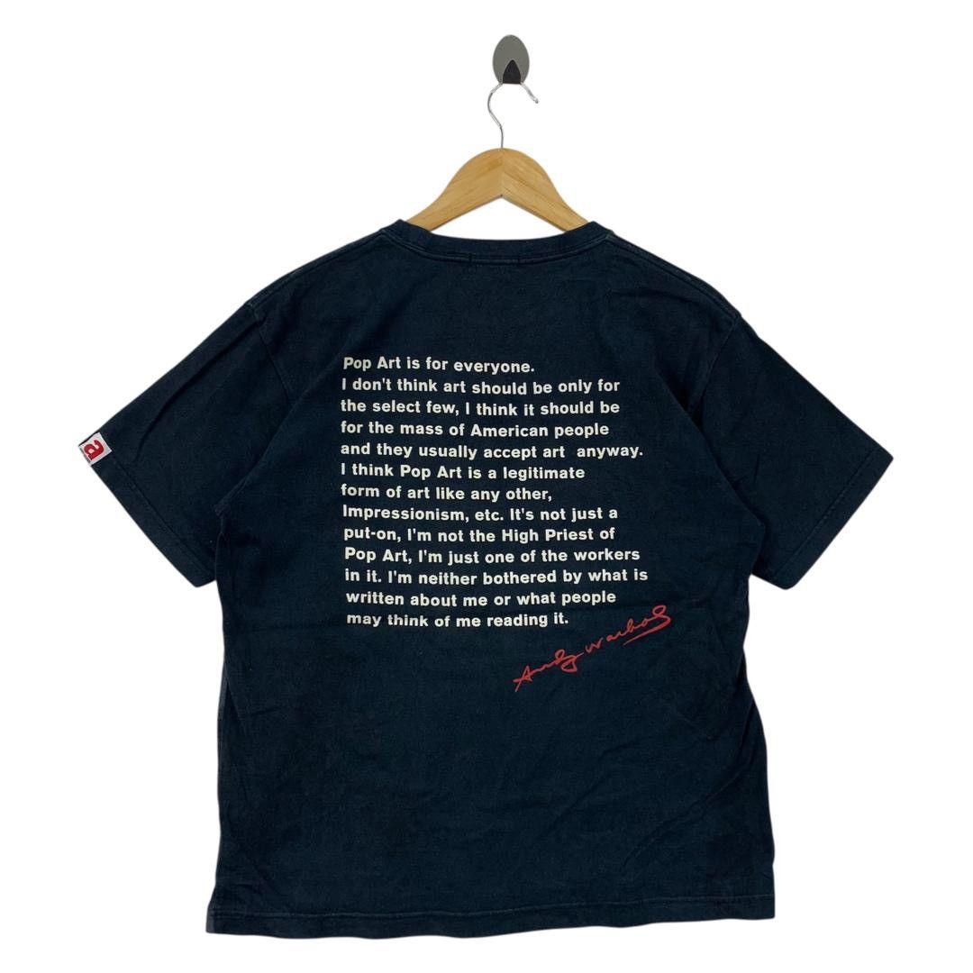 Andy Warhol × Vintage Vintage ANDY WARHOL x MARILYN MONROE Overprint printed tee Size US L / EU 52-54 / 3 - 4 Thumbnail
