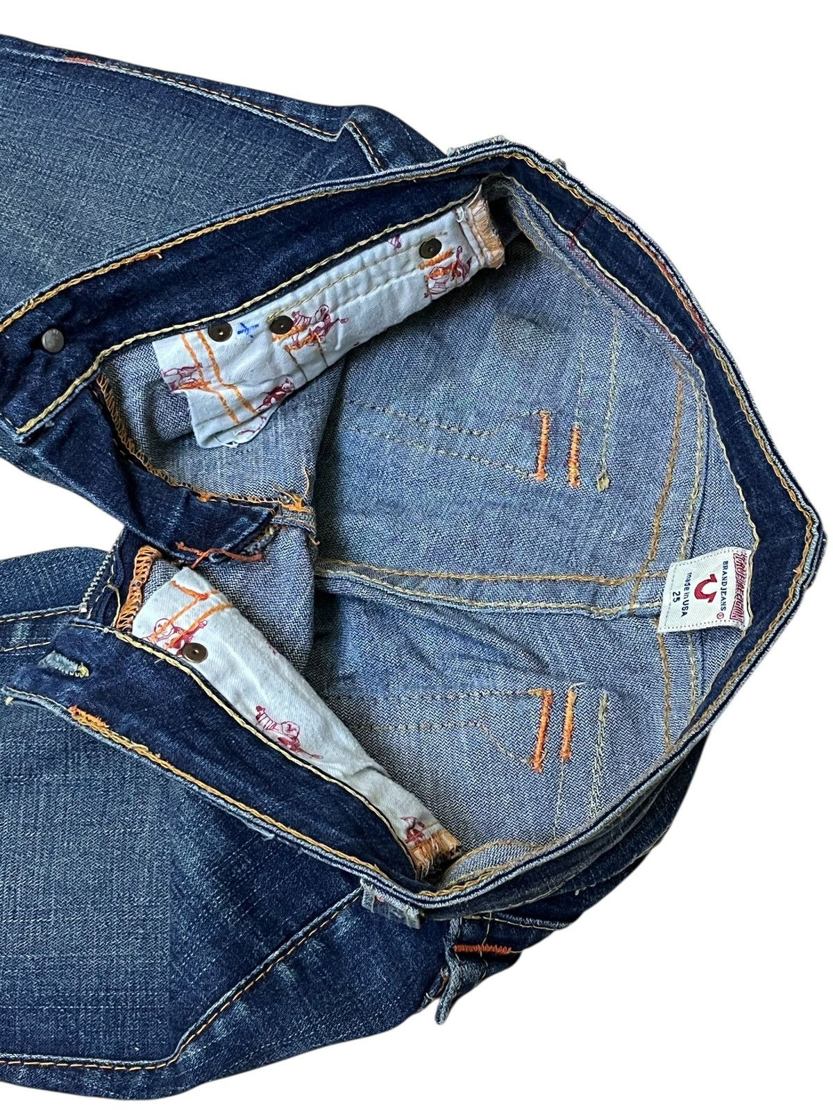 True Religion SICK🔥TRUE RELIGION JOEY flared low rise jeans Size US 28 / EU 44 - 13 Thumbnail