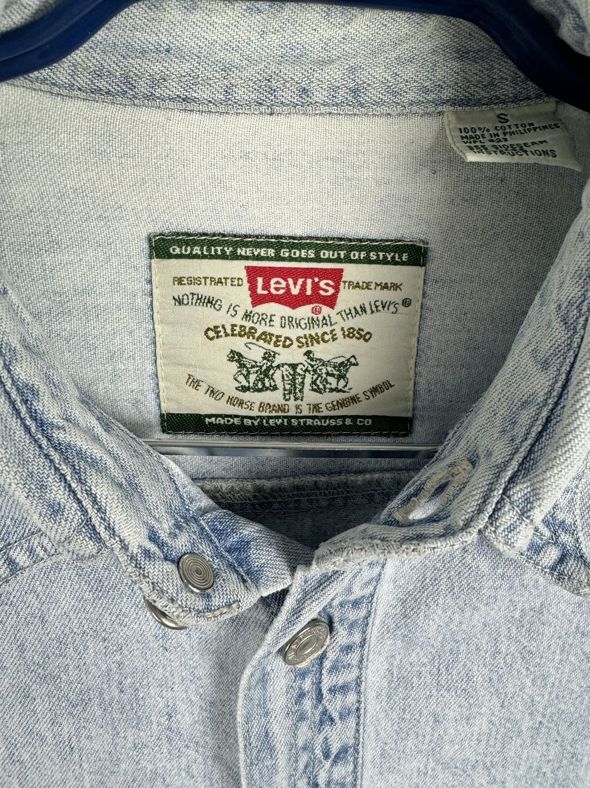 Levi's Levi’s Oversized Long Sleeve Denim Shirt Size US S / EU 44-46 / 1 - 6 Thumbnail