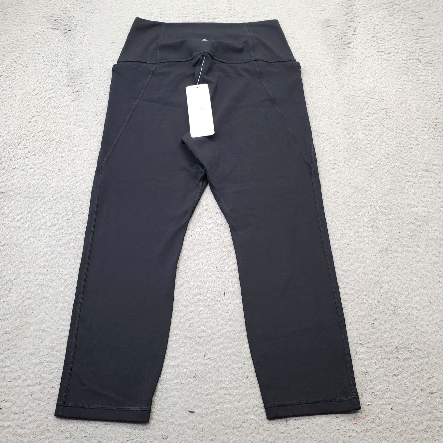 Vintage CRZ YOGA Leggings Womens 12 Black Athletic Fit Gym-Training High Waist Sports Shaping Size 34" / US 12 / IT 48 - 2 Thumbnail