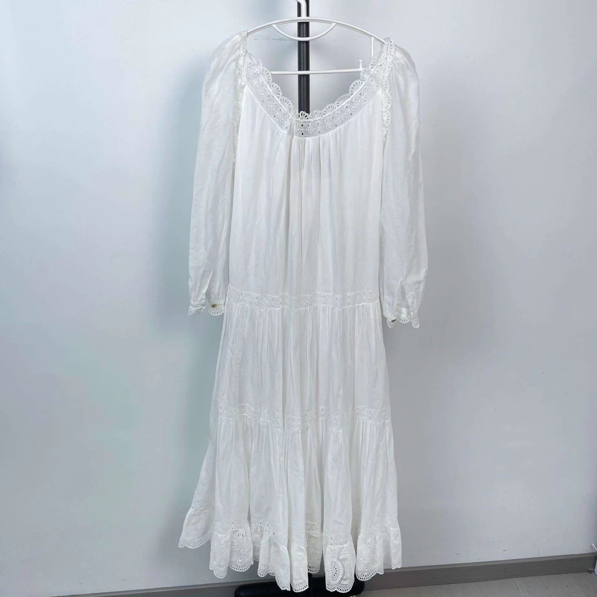 Celine Celine White Long Dress 40 EU Size M / US 6-8 / IT 42-44 - 2 Thumbnail