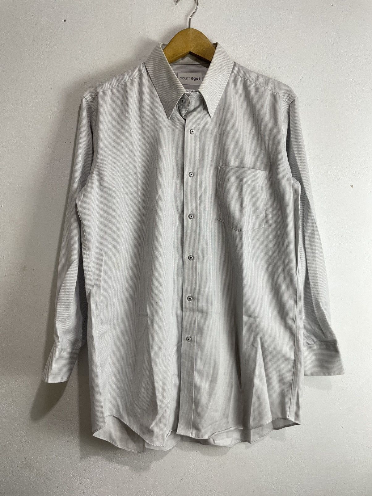 Courreges Courreges Classic Men Shirt button contemporary Size US L / EU 52-54 / 3 - 1 Thumbnail