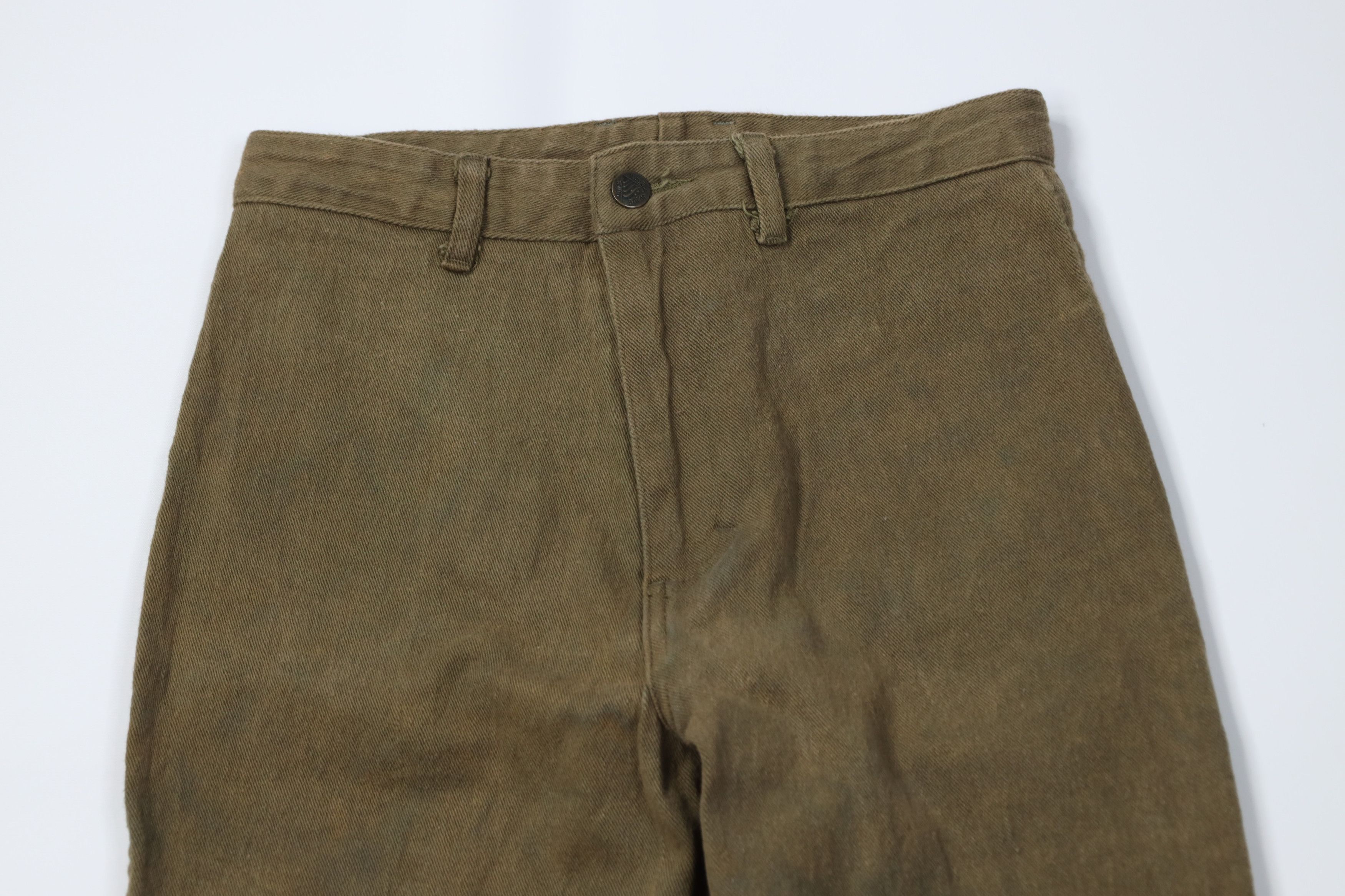 Vintage Vintage 90s Streetwear Skinny Leg Denim Jeans Green USA Size 26" / US 2 / IT 38 - 2 Thumbnail