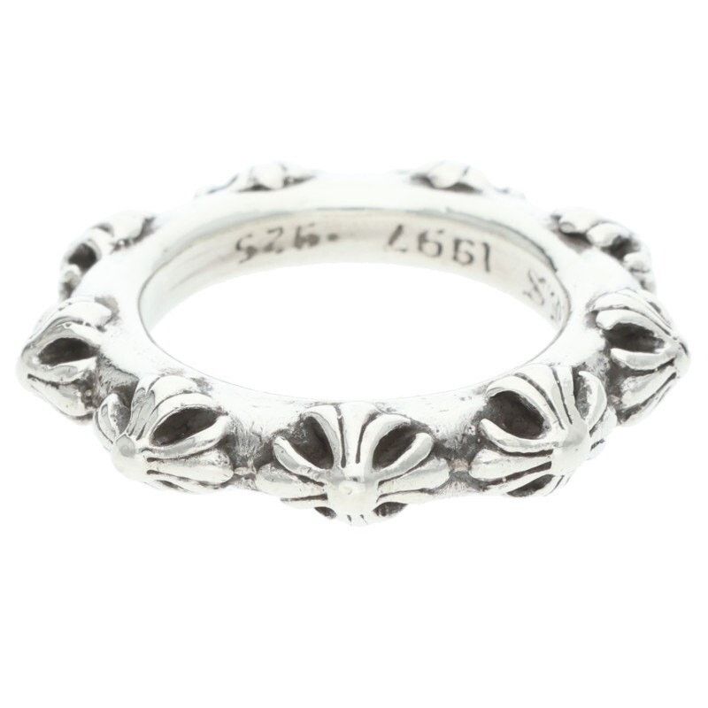 Chrome Hearts Chrome Hearts Cross Band Silver Ring Size ONE SIZE - 2 Thumbnail