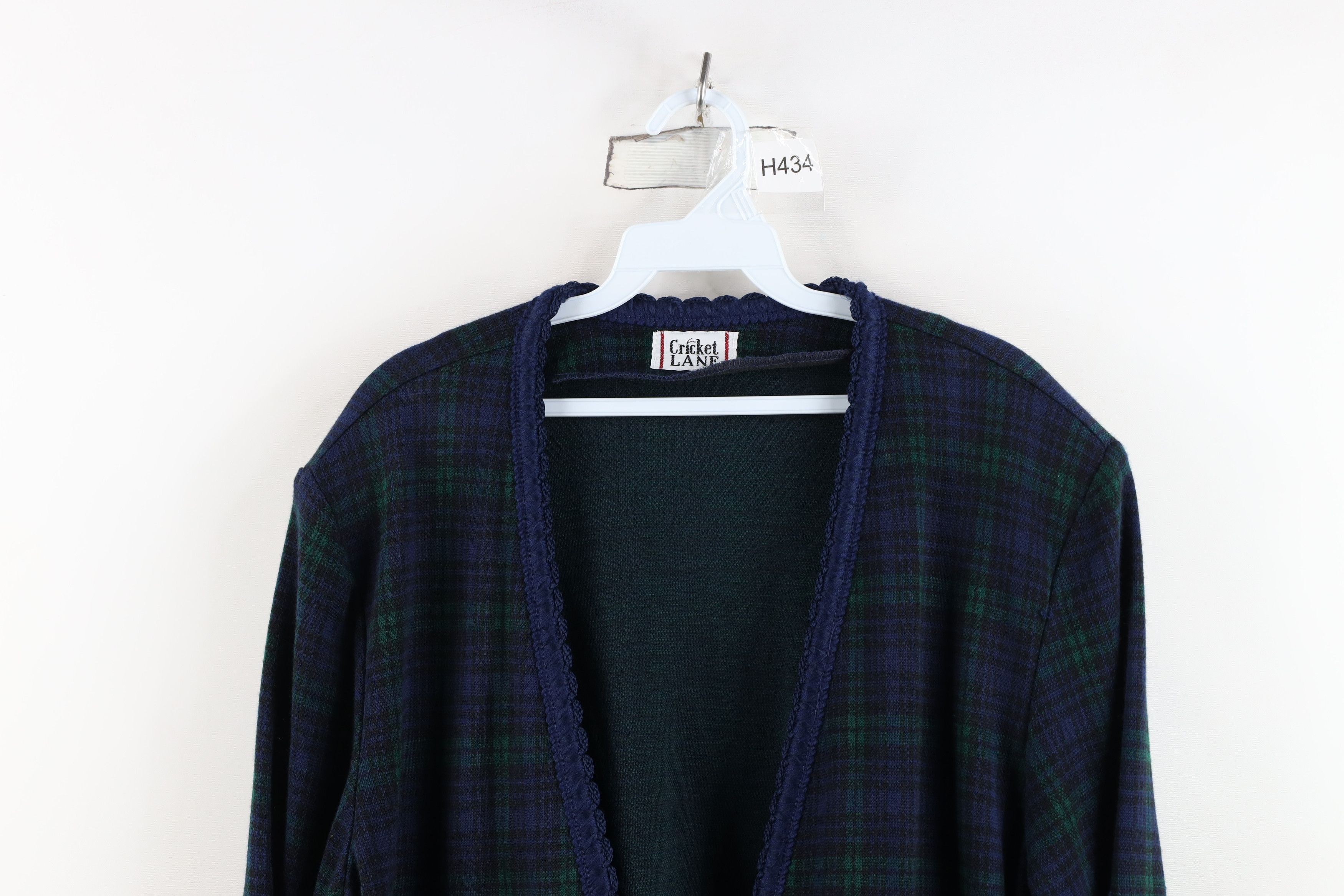 Vintage Vintage 90s Streetwear Blazer Cardigan Sweater Plaid USA Size XXL / US 16-18 / IT 52-54 - 2 Thumbnail