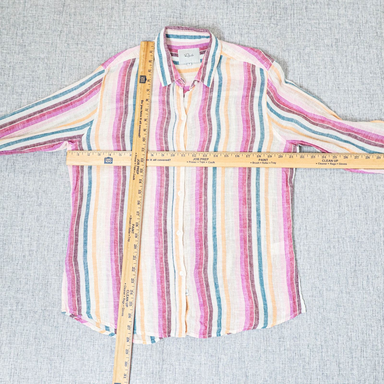 Rails Rails Sydney Avila Stripe Button up Shirt stripe Linen Size S / US 4 / IT 40 - 6 Thumbnail