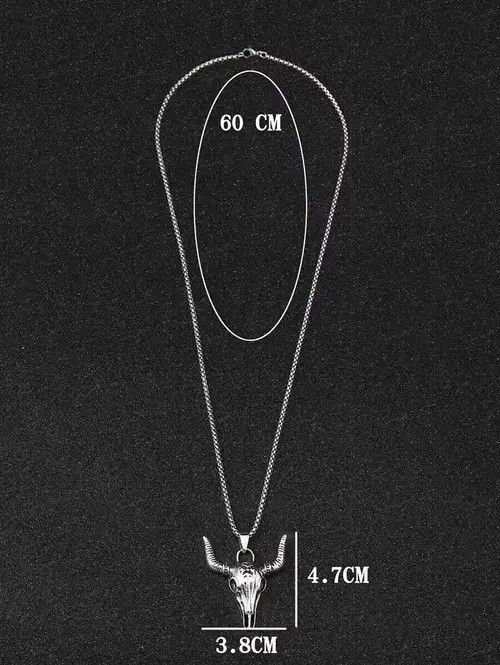 VIBE Bull Head Charm Necklace Size ONE SIZE - 4 Thumbnail