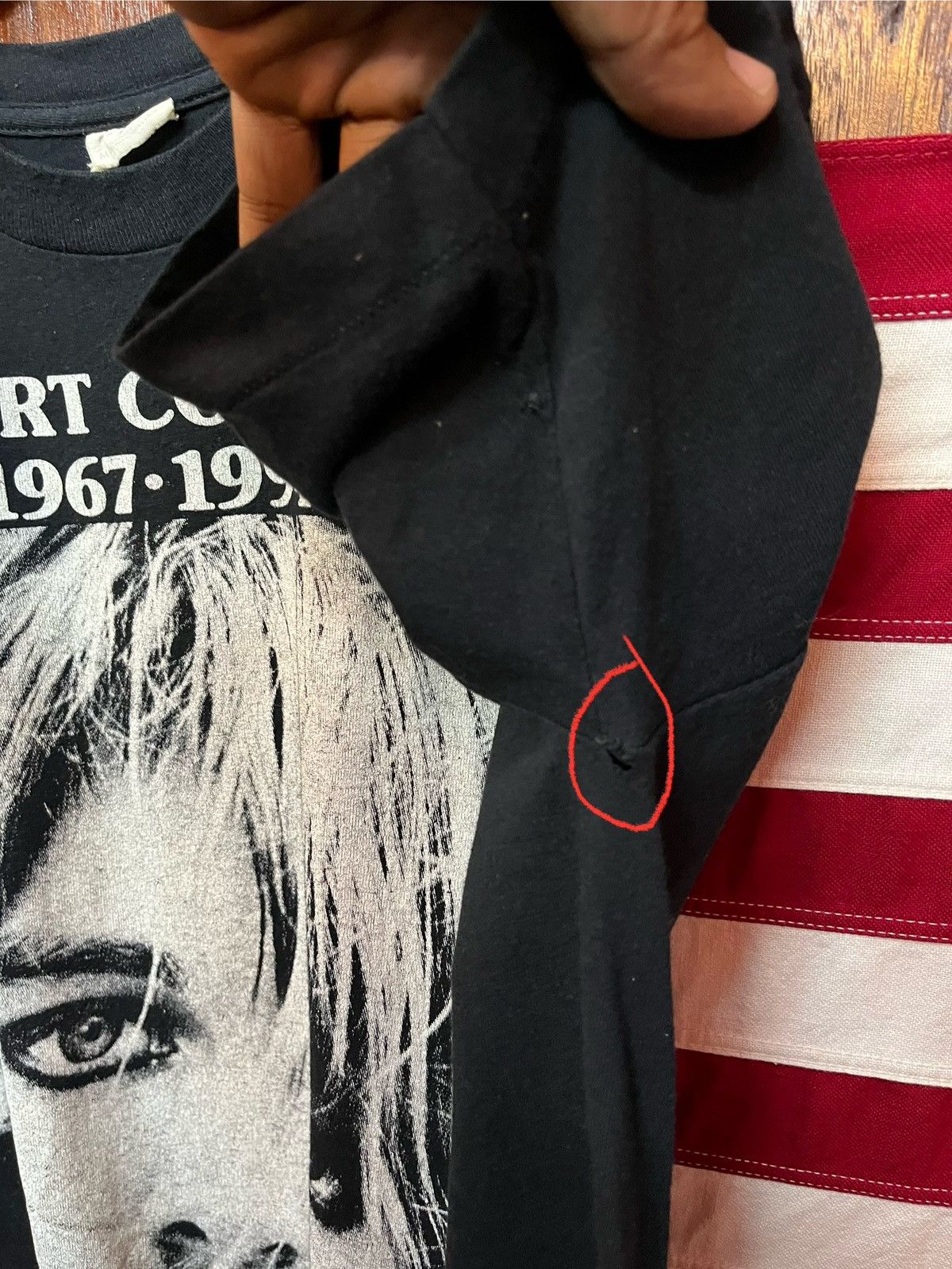Nirvana × Vintage Vtg 90’s Kurt Cobain T-Shirts Size US M / EU 48-50 / 2 - 5 Thumbnail
