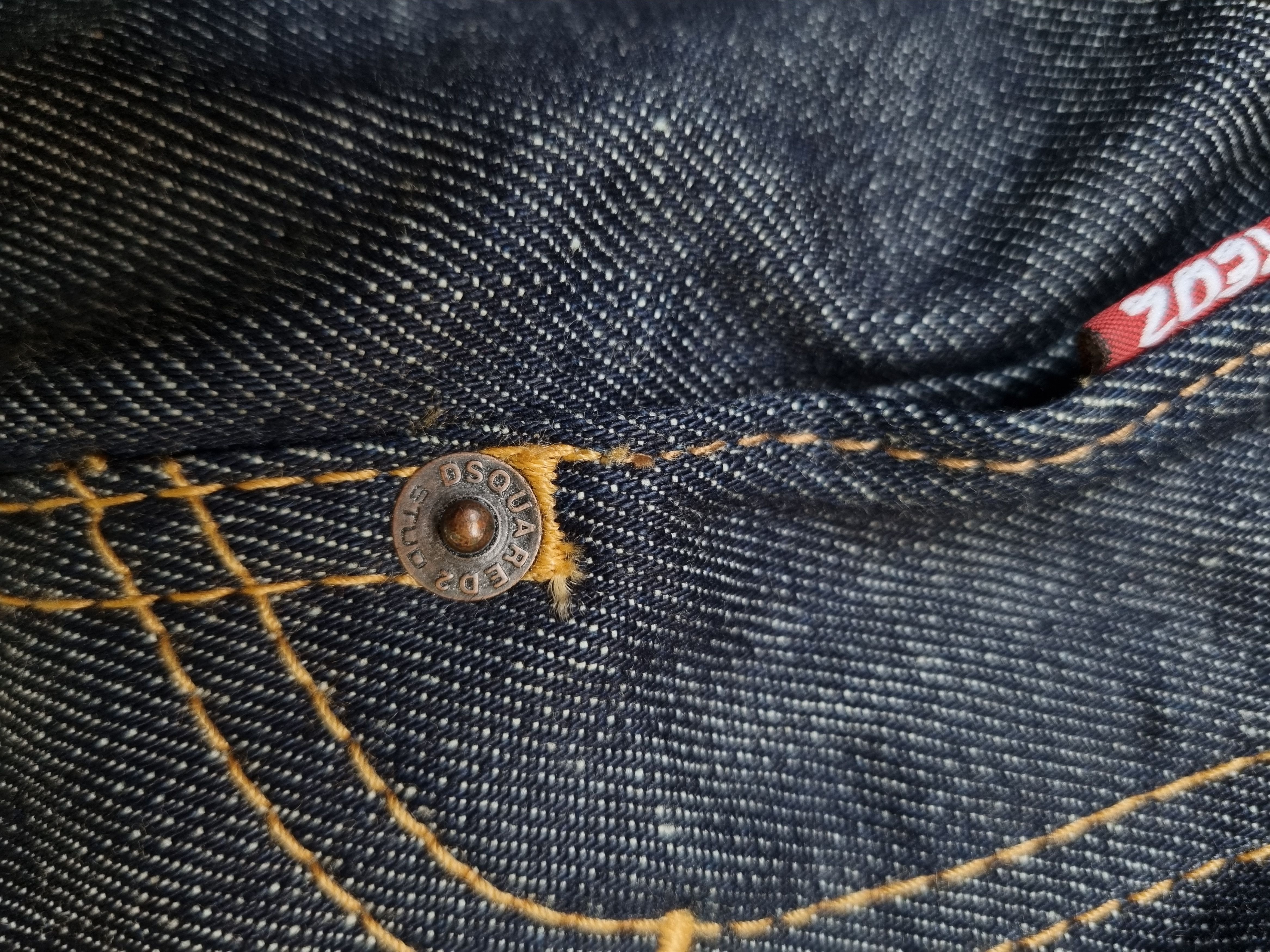 Dsquared2 DSQUARED2 Italian Raw Denim Skinny Jeans Size US 32 / EU 48 - 16 Thumbnail