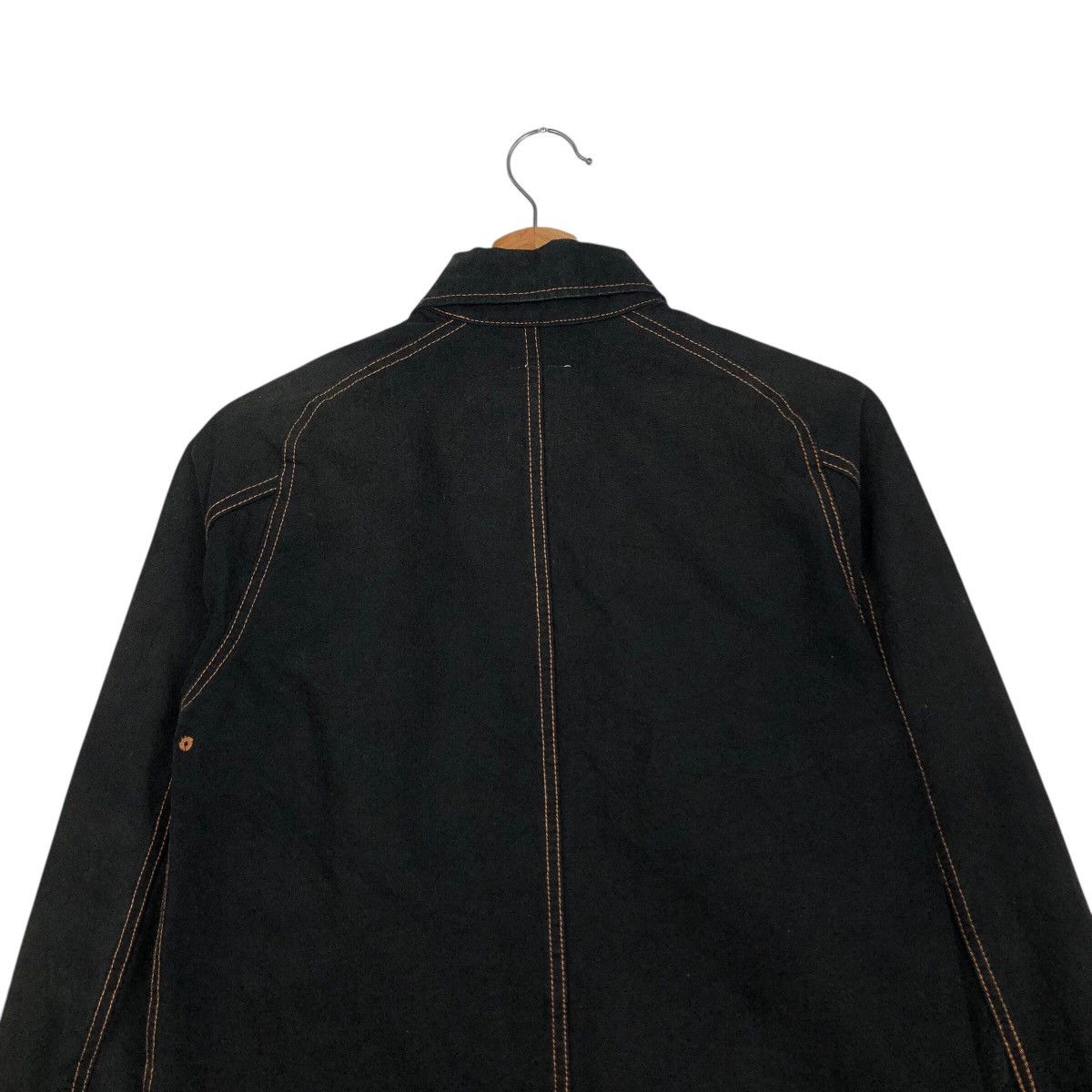 Japanese Brand United Arrows Pink Label Black Zip Workwear Jacket Size US S / EU 44-46 / 1 - 10 Thumbnail